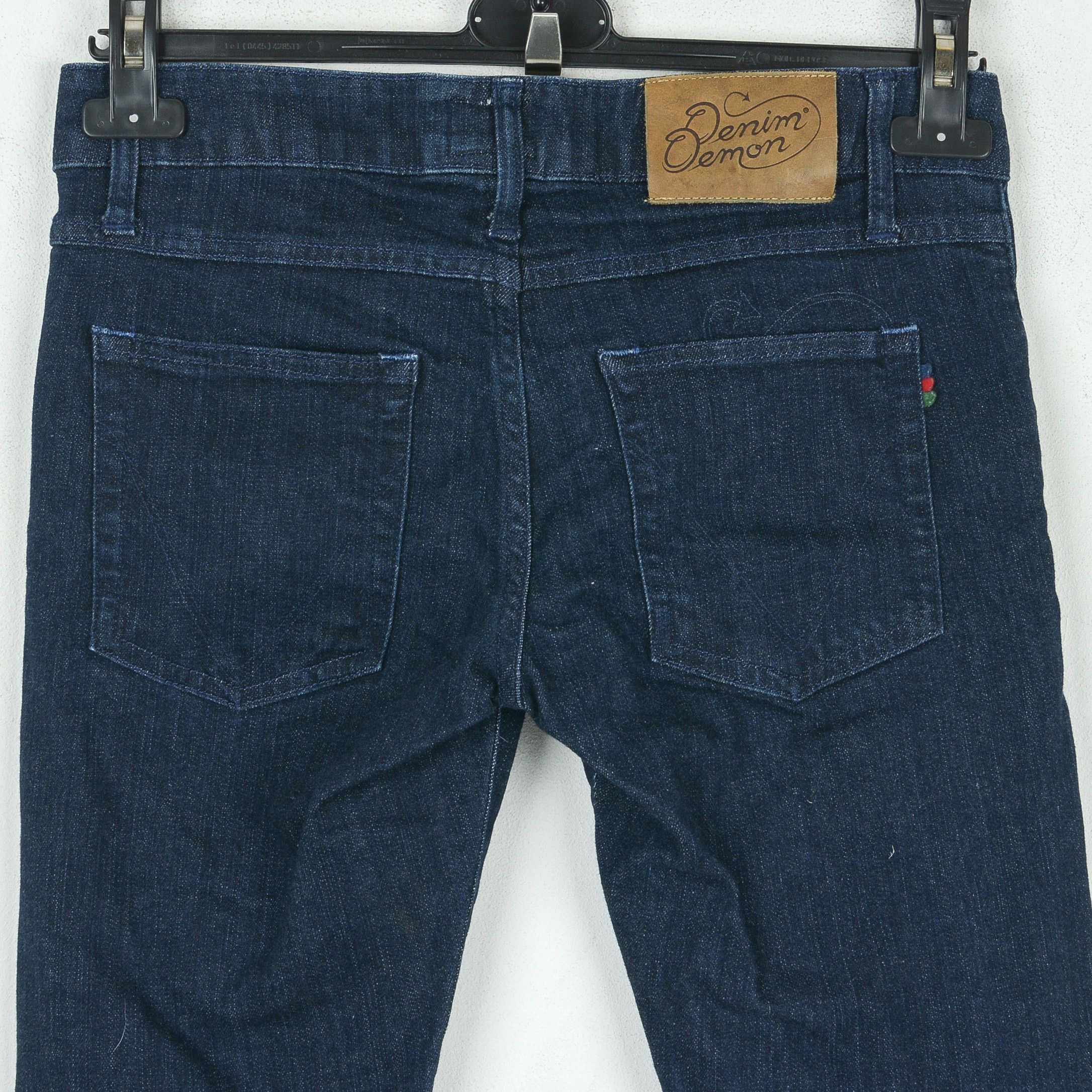 Denim Demon W29 L28 Skinny Jeans Slim Denim Pants Trousers Low Waist Size 29" - 4 Thumbnail