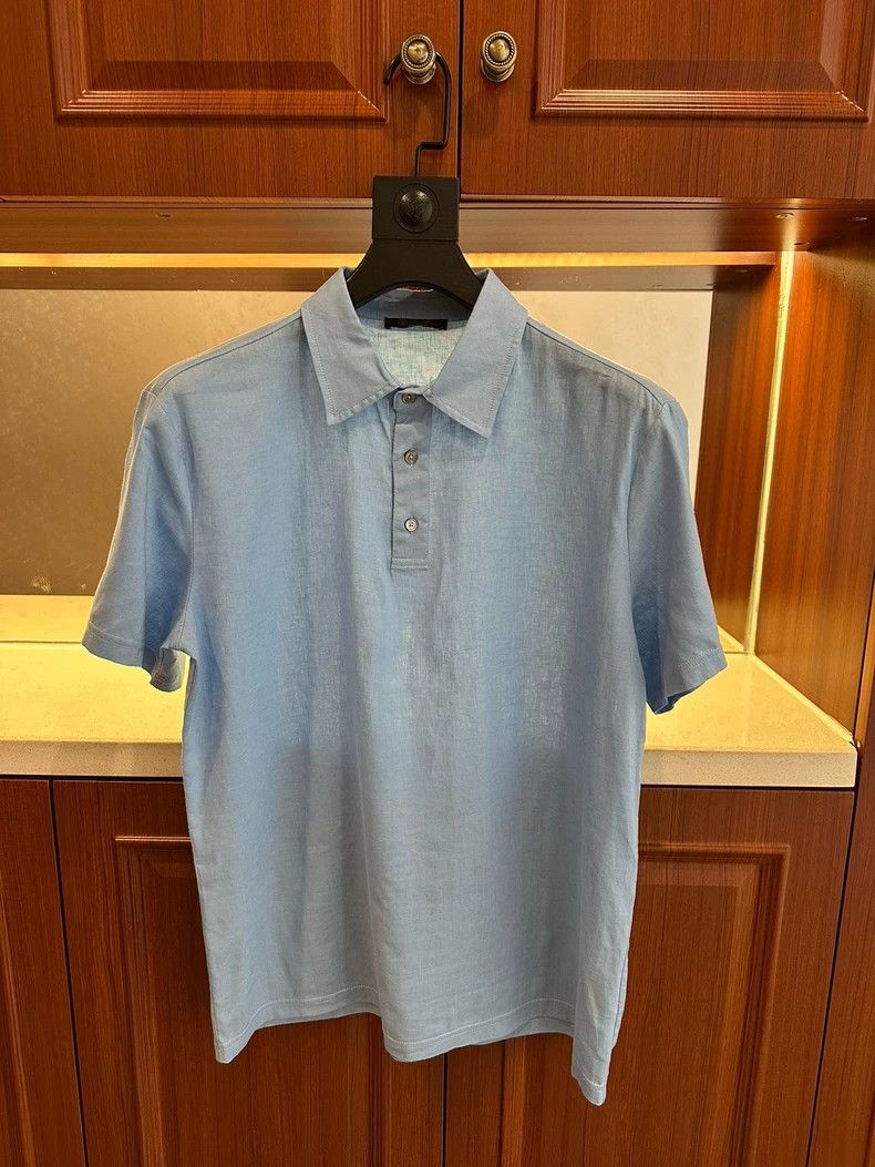 LORO PIANA Men's linen short sleeves