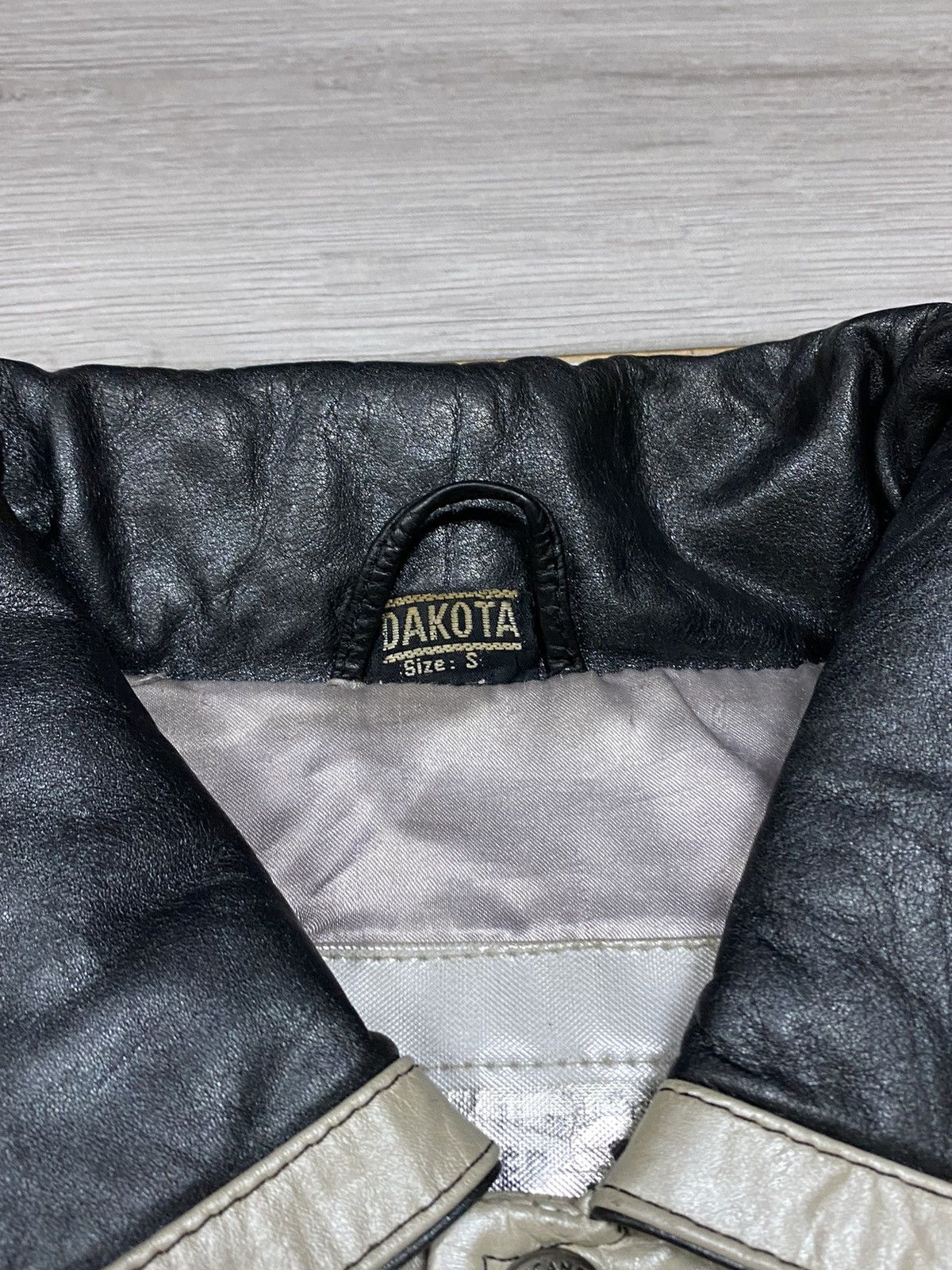 Vintage Dacota tank driver nuclear zone vintage leather jacket Size US S / EU 44-46 / 1 - 6 Thumbnail