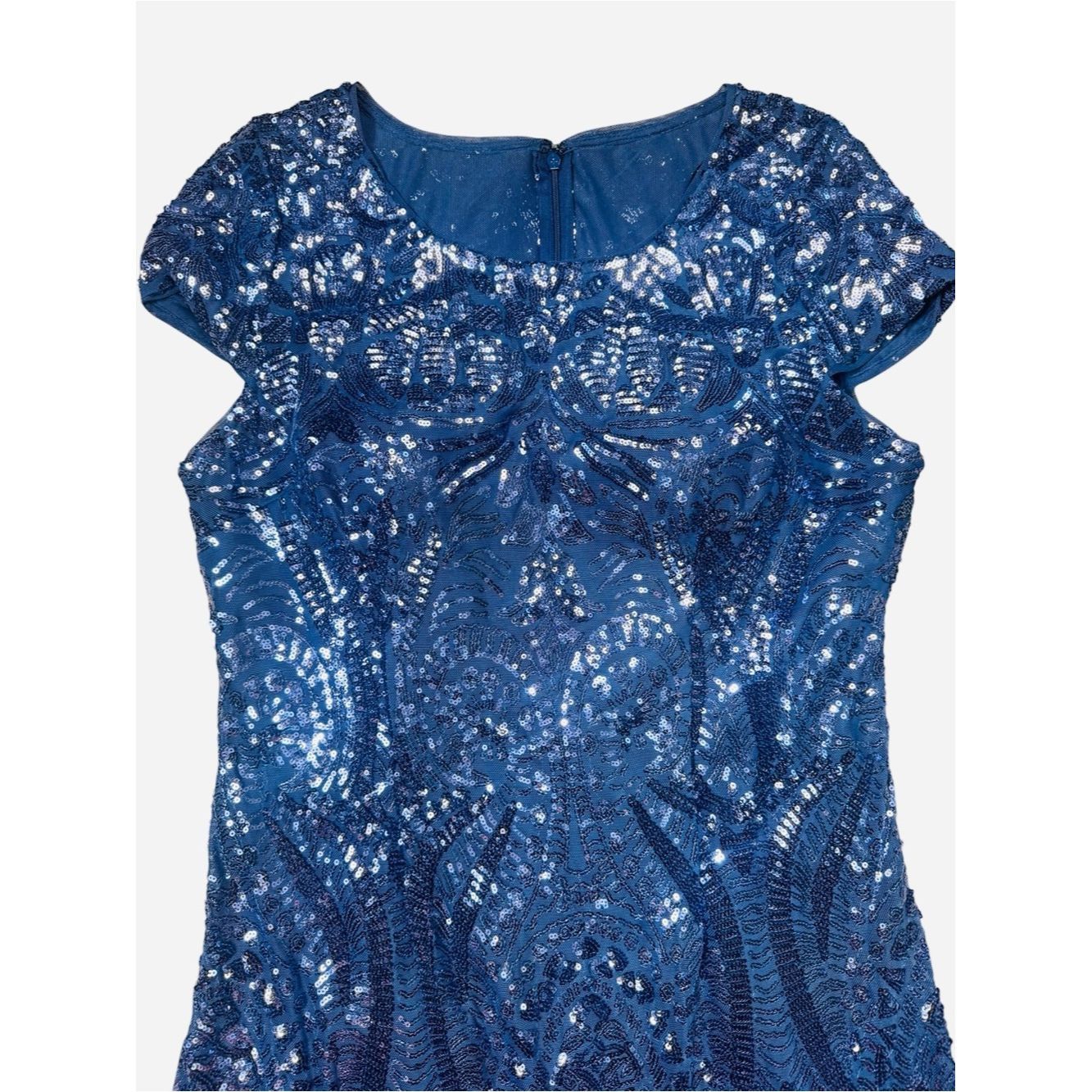 Alex Evenings NWT New $239 Alex Evenings Sequin Fit-and-Flare Midi Dress Size XL / US 12-14 / IT 48-50 - 4 Thumbnail