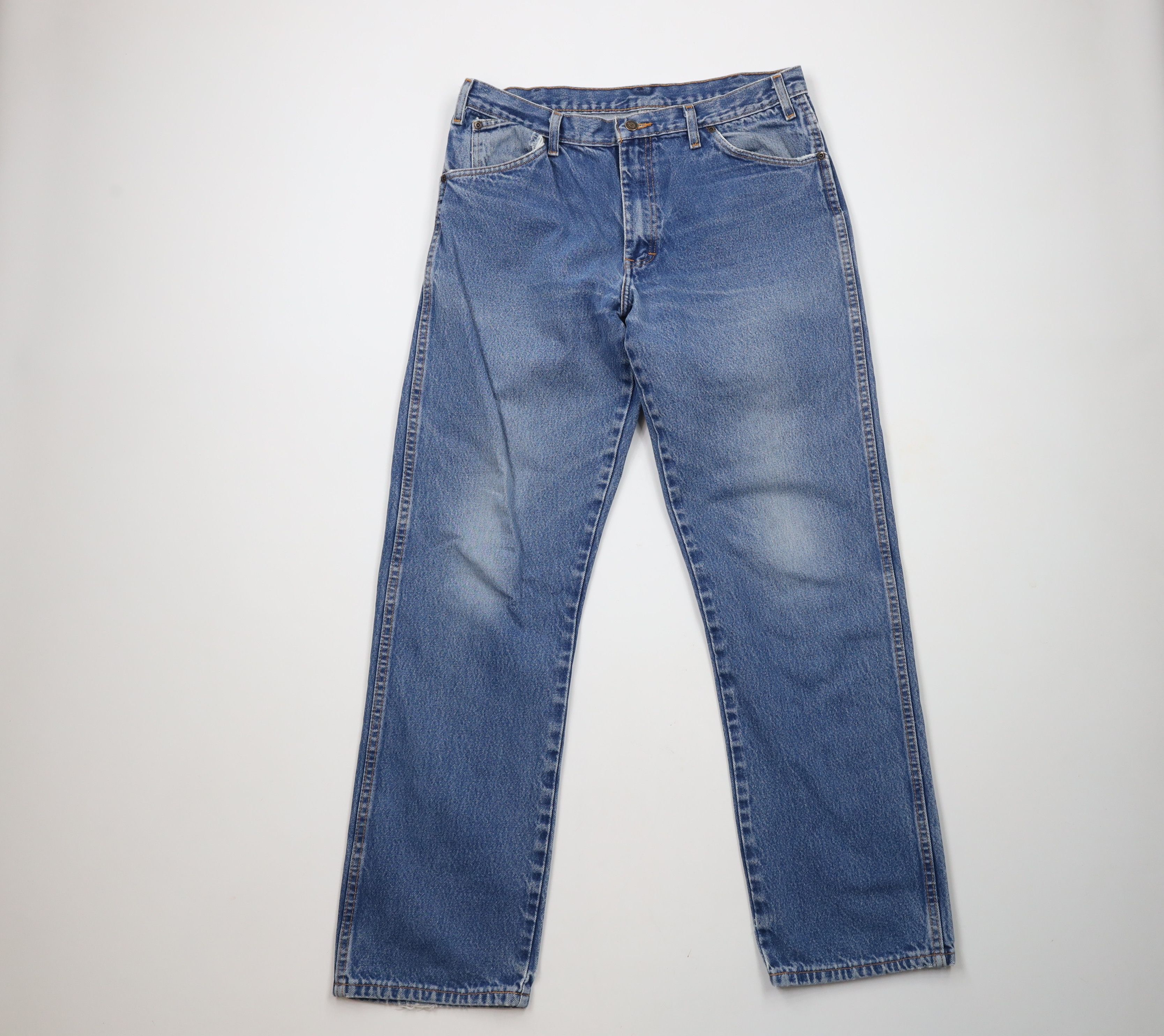 Dickies × Vintage Vintage Dickies Relaxed Fit Wide Leg Denim Jeans Blue Size US 36 / EU 52 - 1 Thumbnail