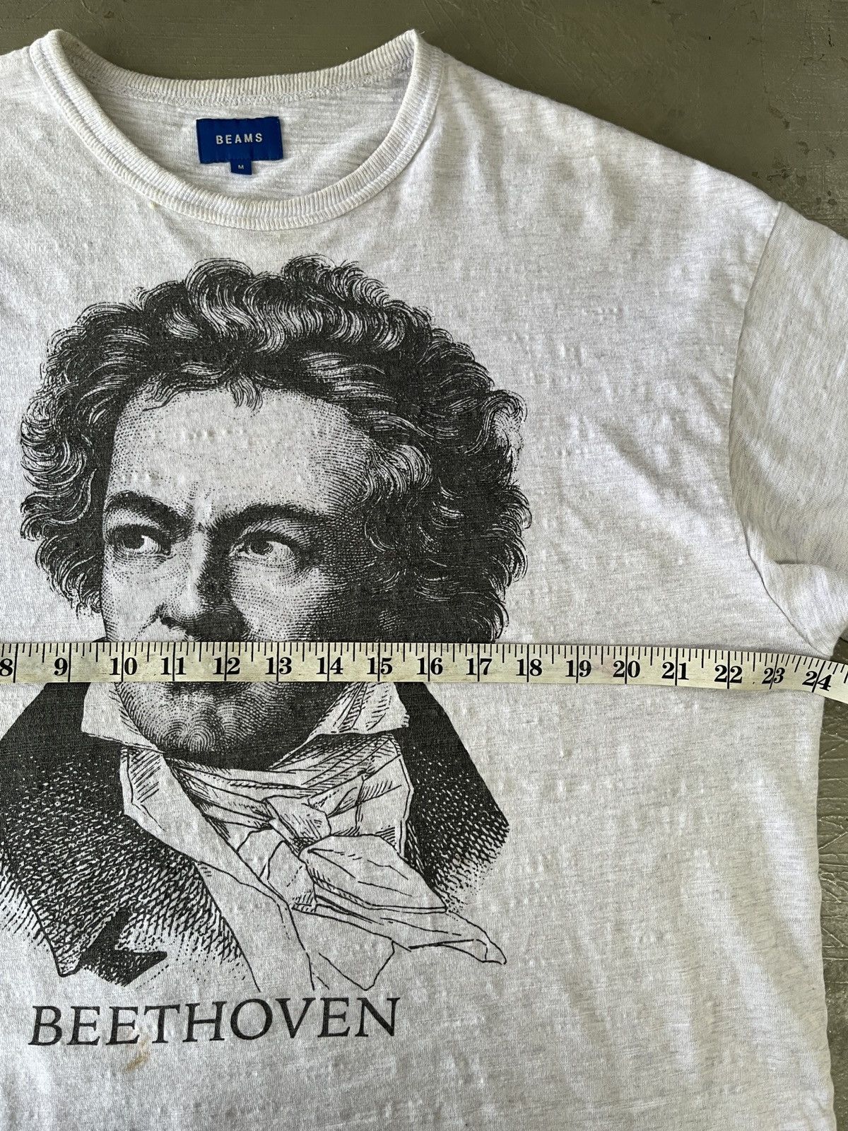 Vintage RARE VINTAGE BEETHOVEN SELF PORTRAIT LOOPWHEEL SHIRT Size US L / EU 52-54 / 3 - 5 Thumbnail