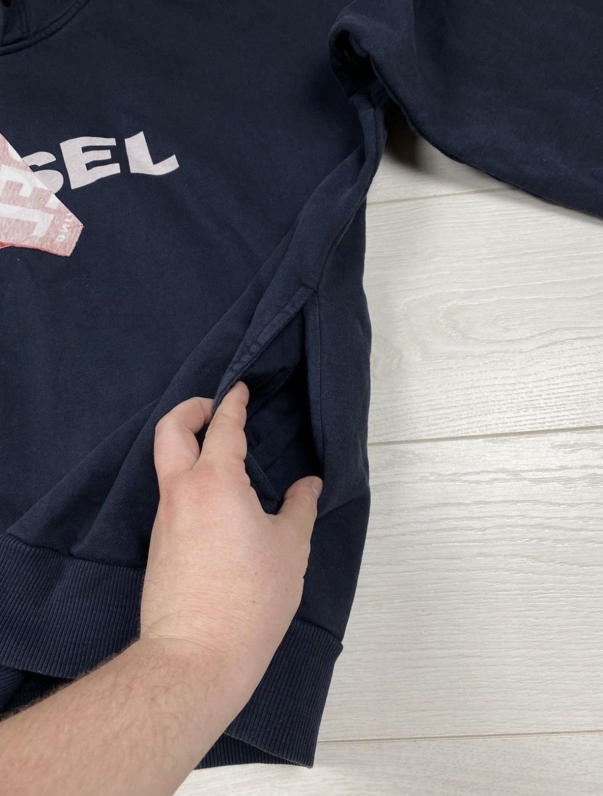 Diesel Men’s Diesel Hoodie - Navy XL Size US XL / EU 56 / 4 - 7 Thumbnail
