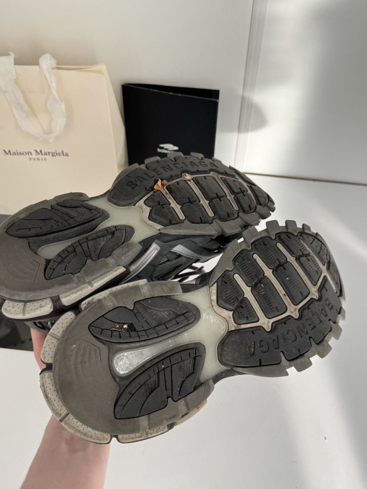 Balenciaga ⛔️Balenciaga track 2 grey white Size US 7 / EU 40 - 7 Thumbnail