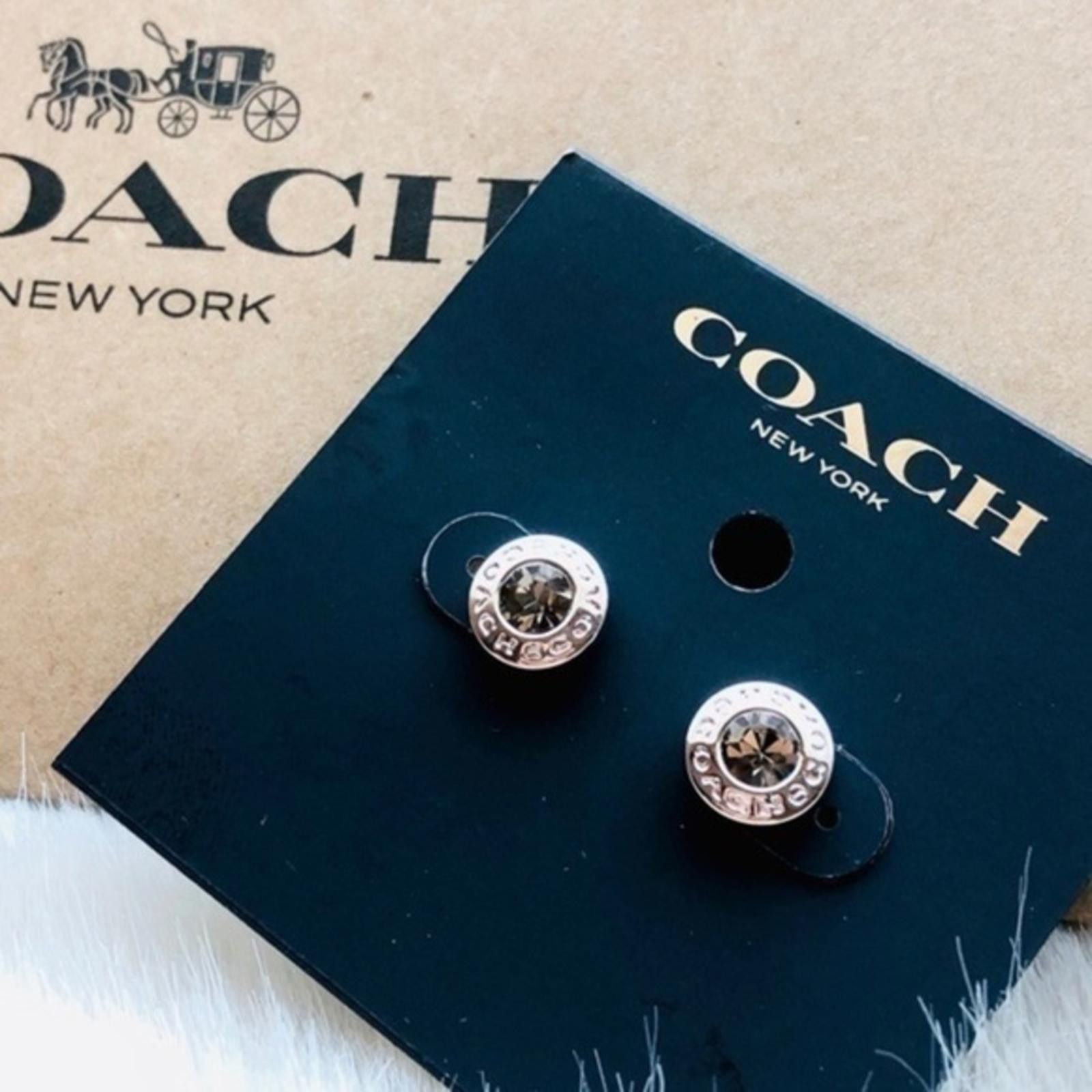 Coach Silver Studs NWT