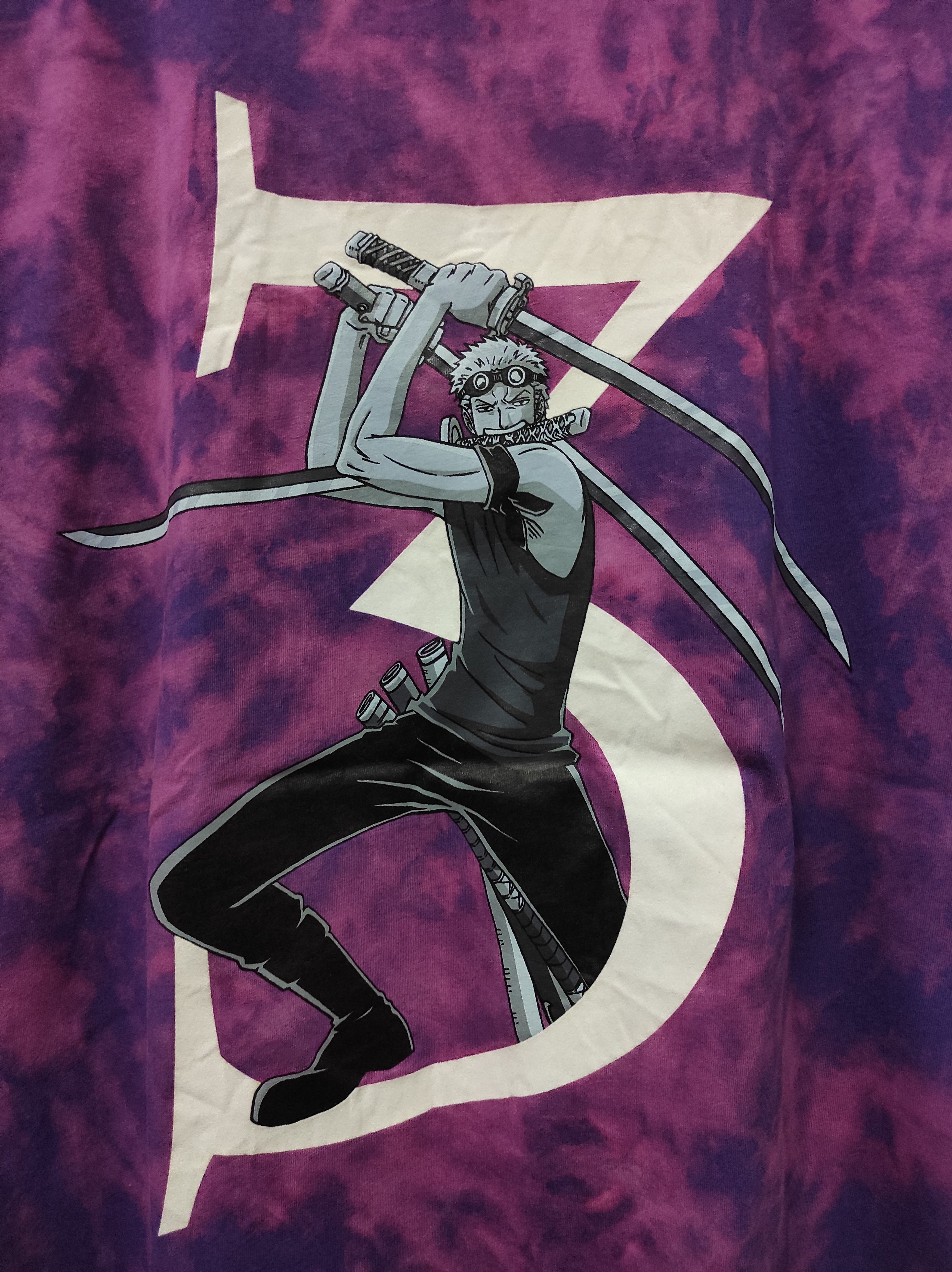 One Piece × Uniqlo UNIQLO X ONE PIECE RORONOA ZORO ANIME T-SHIRT TIE DYE Size US L / EU 52-54 / 3 - 3 Thumbnail