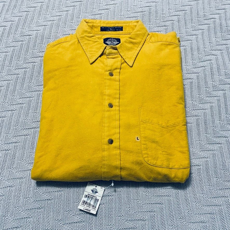 Dockers Vintage Dockers yellow flannel work shirt NWT Size US L / EU 52-54 / 3 - 1 Thumbnail