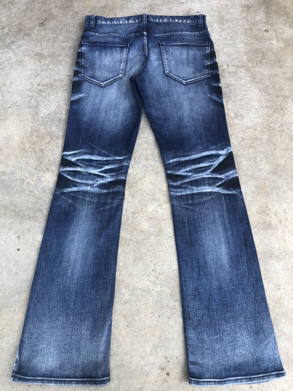 semanticdesign Japanese Semantic Design Flared Jeans Distressed Jeans Size US 31 - 2 Thumbnail