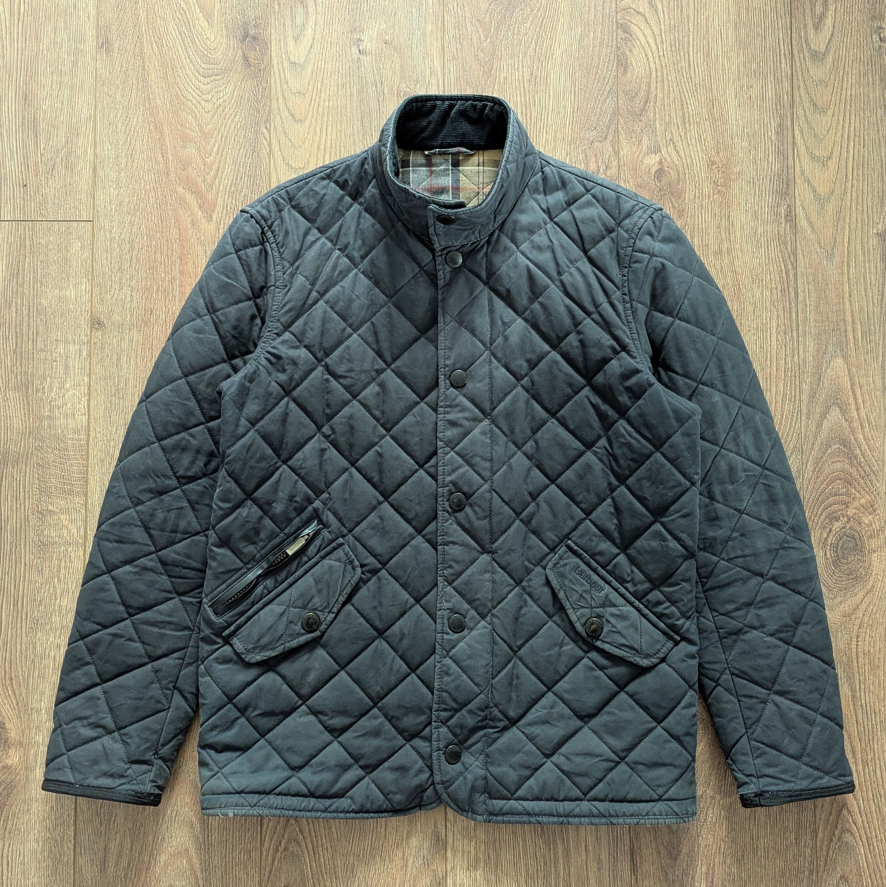 Barbour Barbour Wax Chelsea Sportsquilt Jacket Size S Waxed Cotton Size US S / EU 44-46 / 1 - 24 Thumbnail