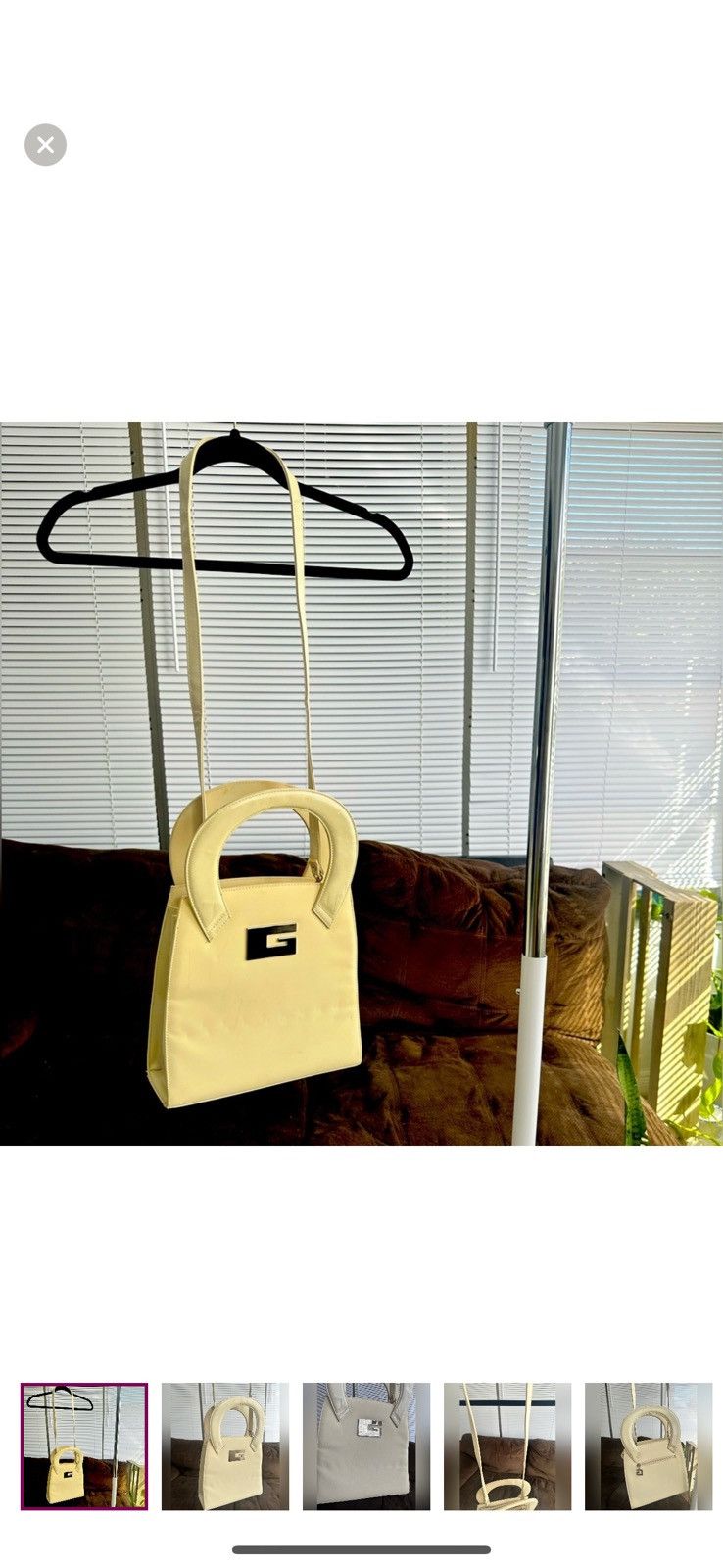 Vintage Vintage “G” Cream Mod Baguette Bag Size ONE SIZE - 2 Thumbnail