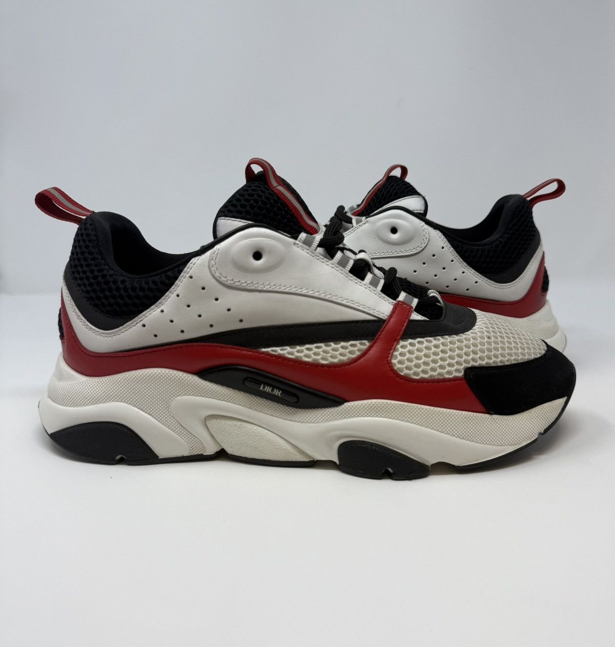 Dior Dior B22 Sneaker White/Red Size US 11 / EU 44 - 1 Thumbnail