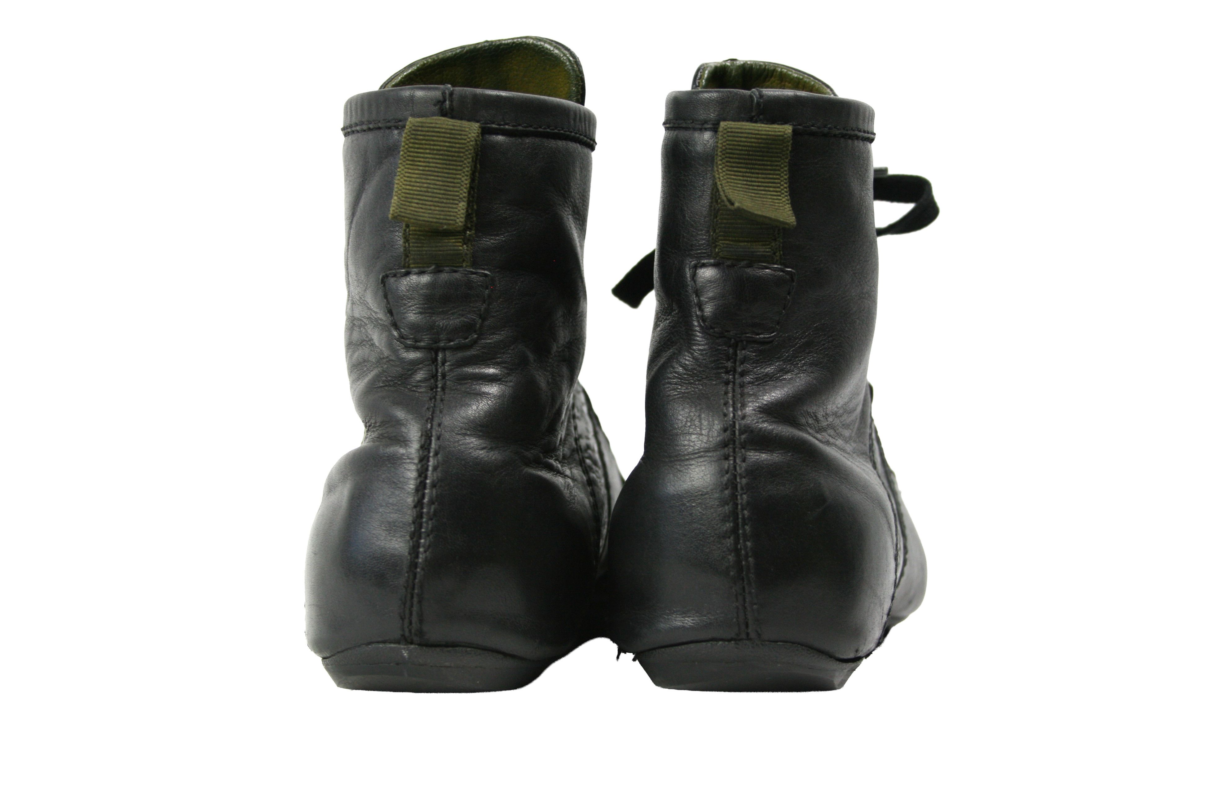 Kenzo 00S Pampa Y2K Avant Garde Embroidered Boots Vintage Size US 8 / EU 41 - 12 Thumbnail