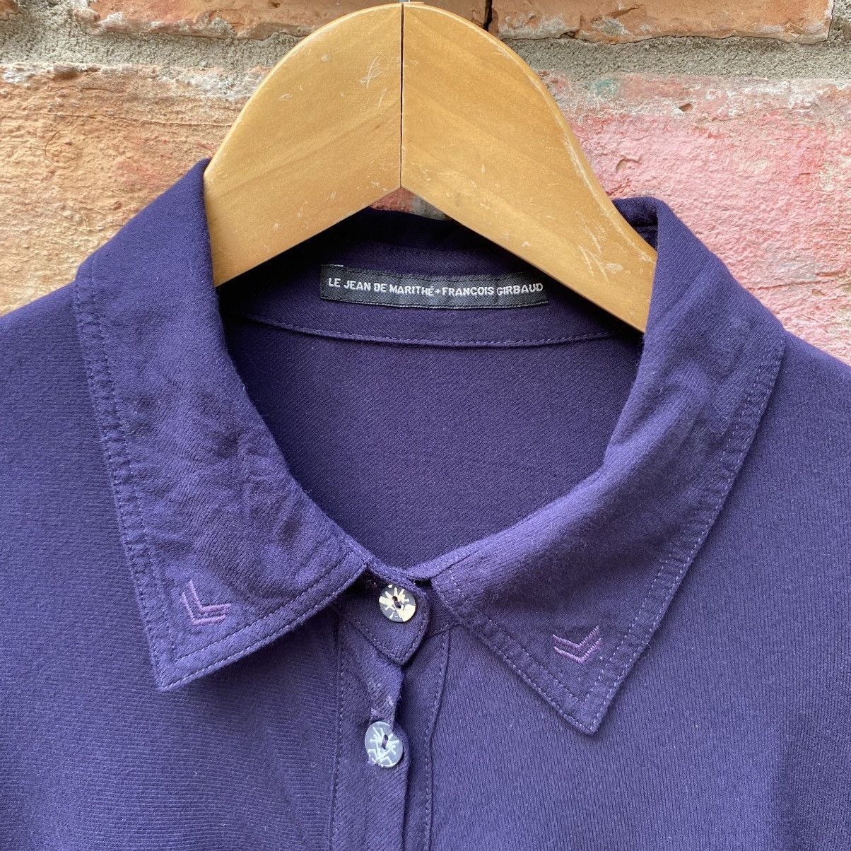 Marithe + Francois Girbaud MARITHE+FRANCOIS GIRBAUD Dark Purple Western Shirt Size S / US 4 / IT 40 - 3 Thumbnail