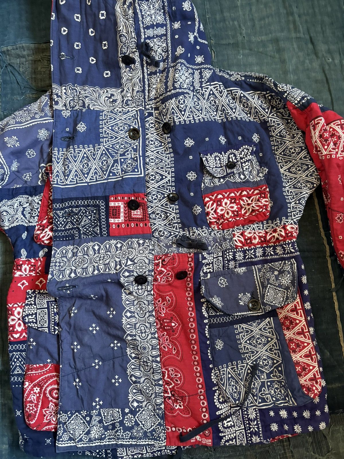 Kapital Kountry kapital bandana patchwork Ring coat Size US L / EU 52-54 / 3 - 10 Thumbnail