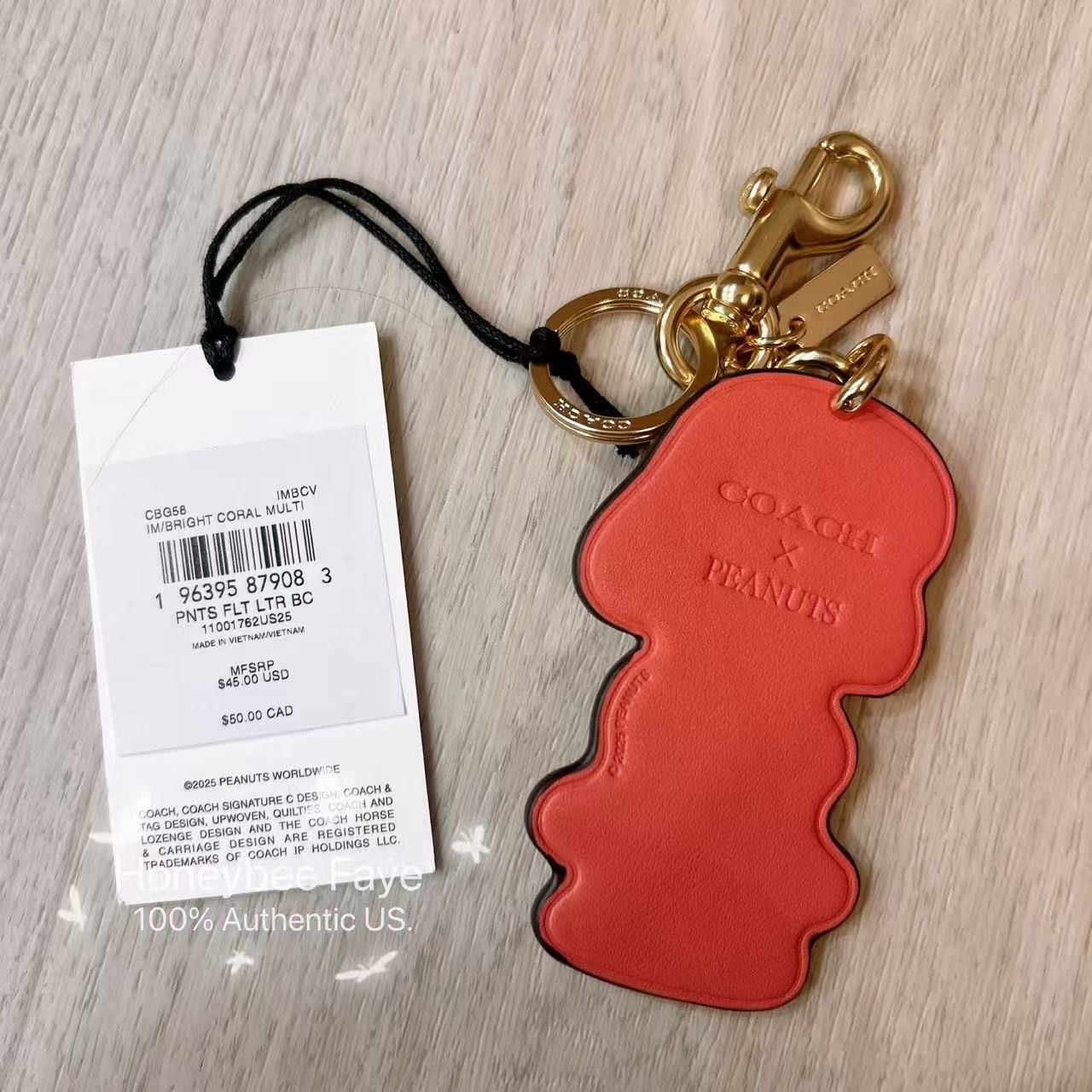 Coach Coach X Peanuts Lucy Bag Charm CBG58 Size ONE SIZE - 3 Thumbnail