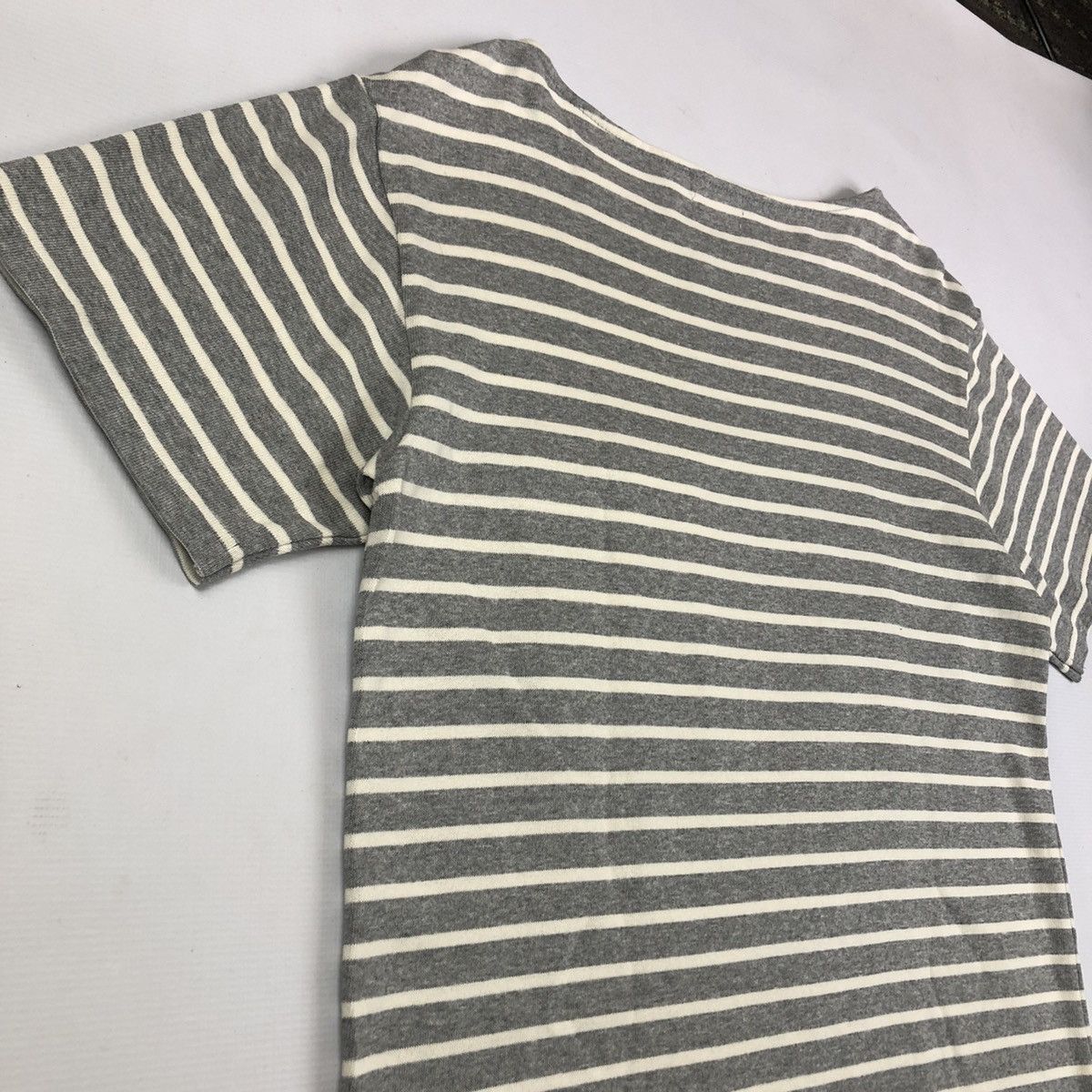 Issey Miyake × URBAN RESEARCH DOORS iTEMS URBAN RESEARCH STRIPPED POCKET TSHIRT Size XS / US 0-2 / IT 36-38 - 4 Thumbnail