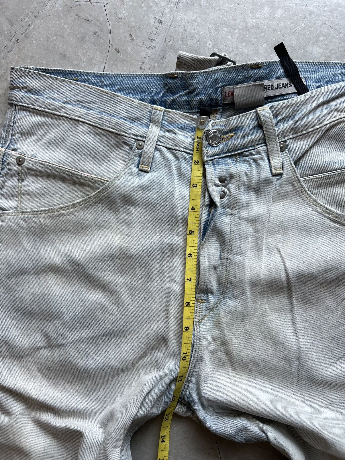 Levi's Levis Engineered Jeans Buckle Back Tag W33 Actual 35x34 Size US 33 - 10 Thumbnail