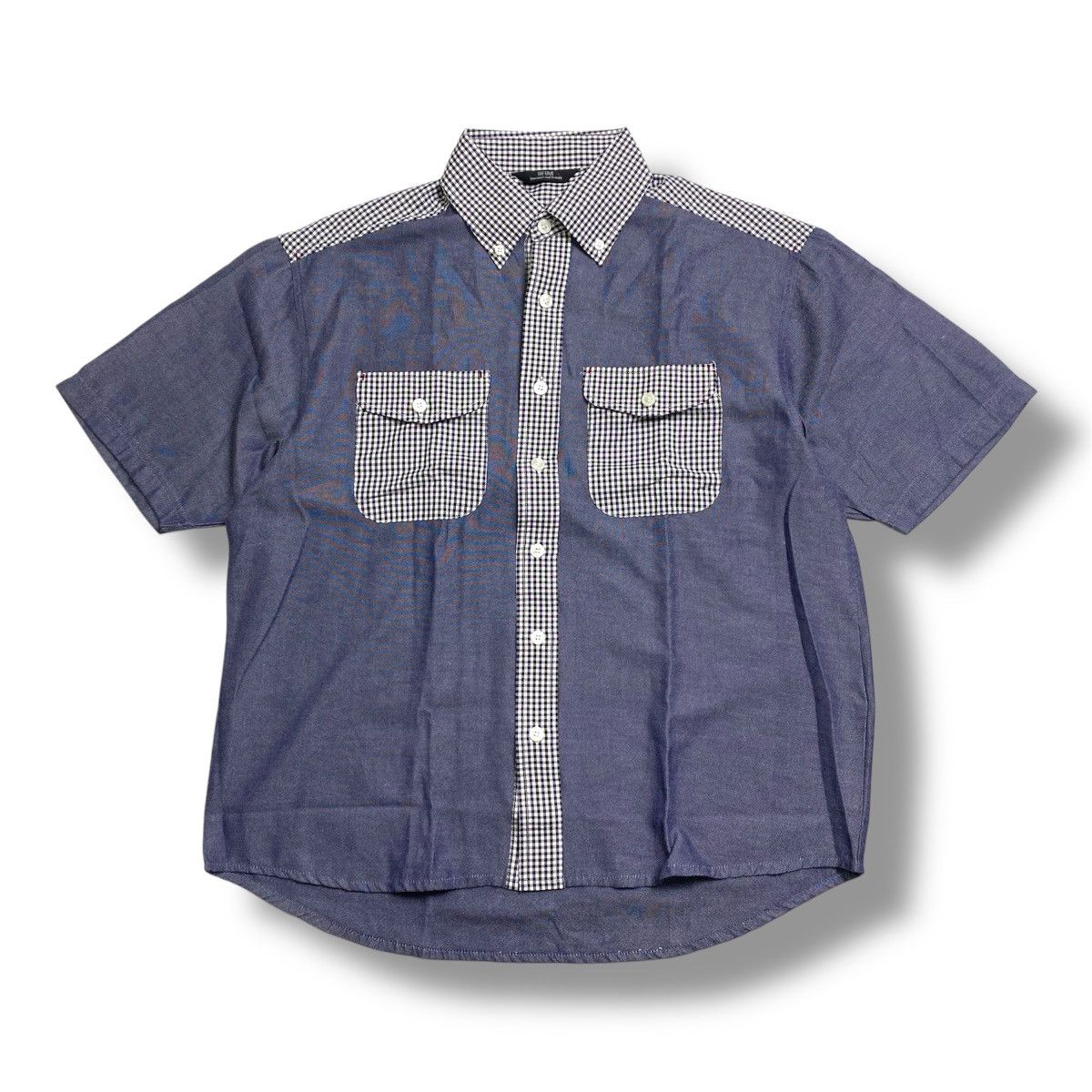 Issey Miyake Hifumi Two tone Double Pocket button shirt Size US L / EU 52-54 / 3 - 1 Thumbnail