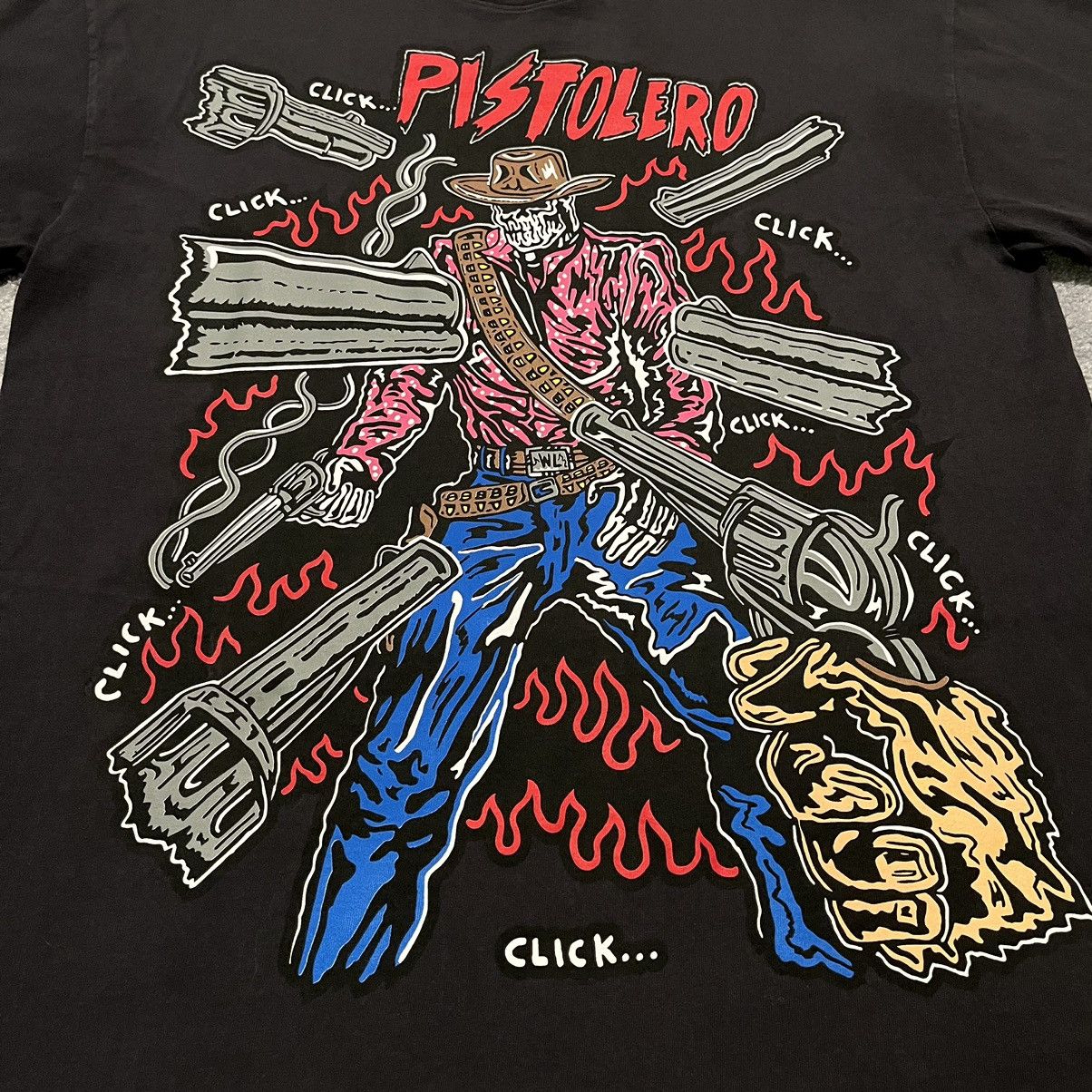 Warren Lotas Warren Lotas Pistolero Cowboy Graphic Logo Tee Shirt Size US L / EU 52-54 / 3 - 2 Thumbnail