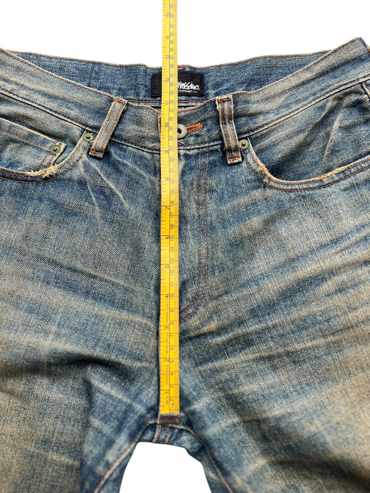 Mossimo Massimo Distressed Mudwash Distressed Denim Jeans 31x34 Size US 31 - 11 Thumbnail