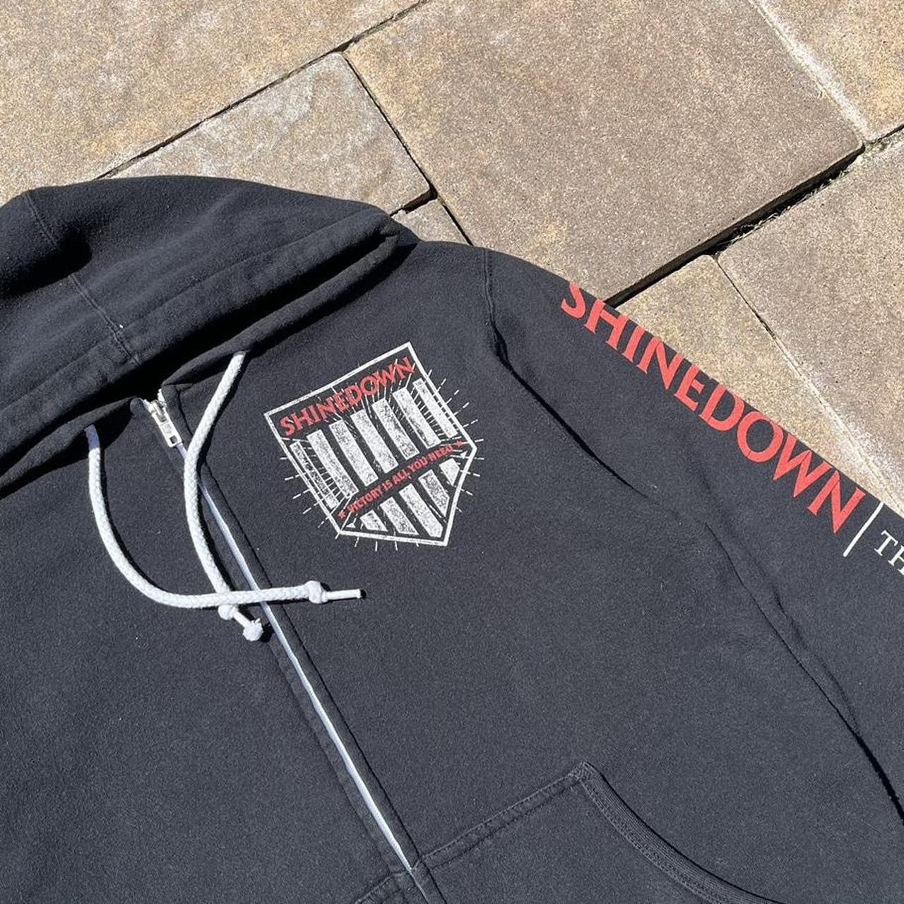 Band Tees × Vintage Vintage Y2K Shinedown Band Music Tour Hoodie Sweatshirt Size US S / EU 44-46 / 1 - 3 Thumbnail