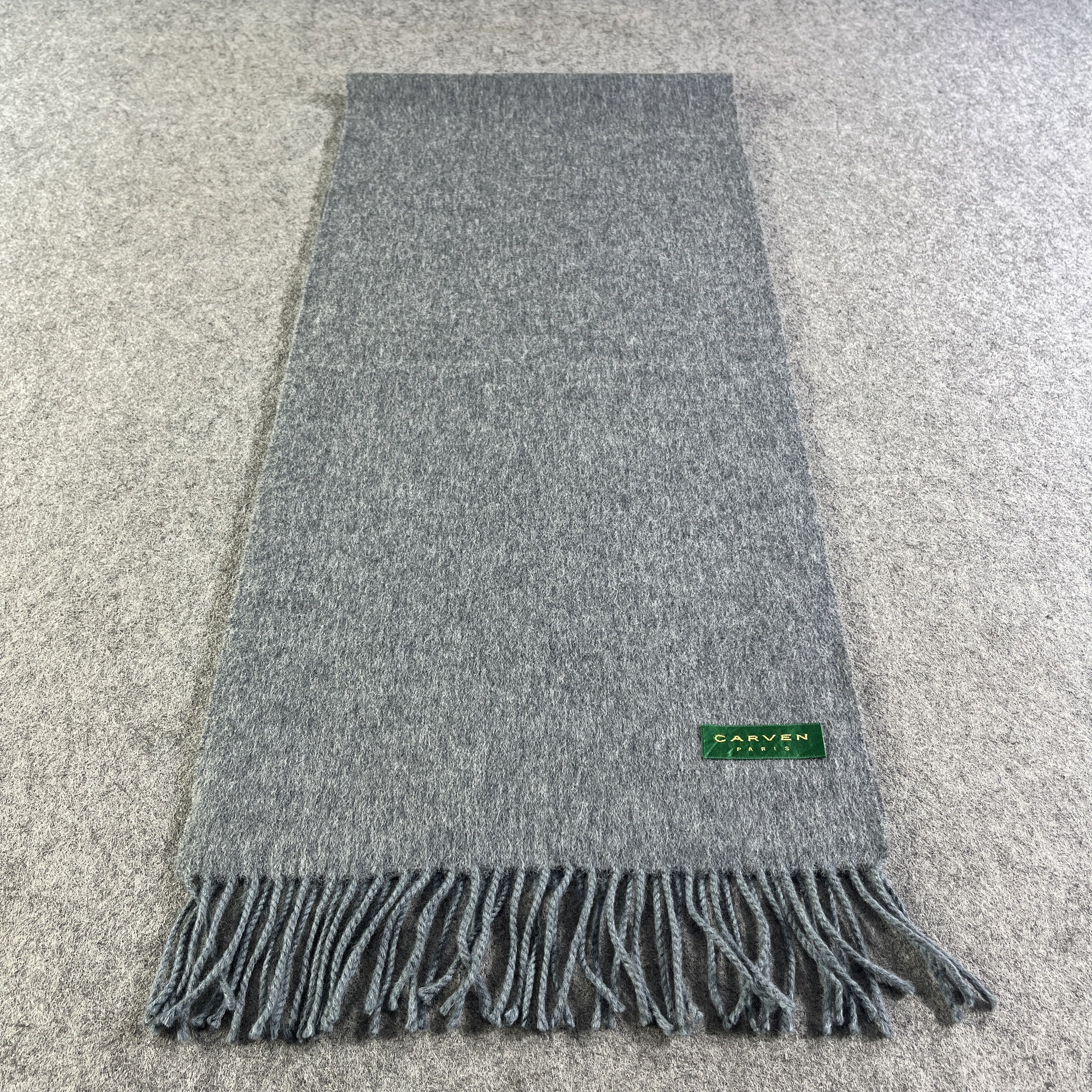 Carven × Vintage Carven Plain Scarf / Muffler / Neckwear T824 Size ONE SIZE - 2 Thumbnail