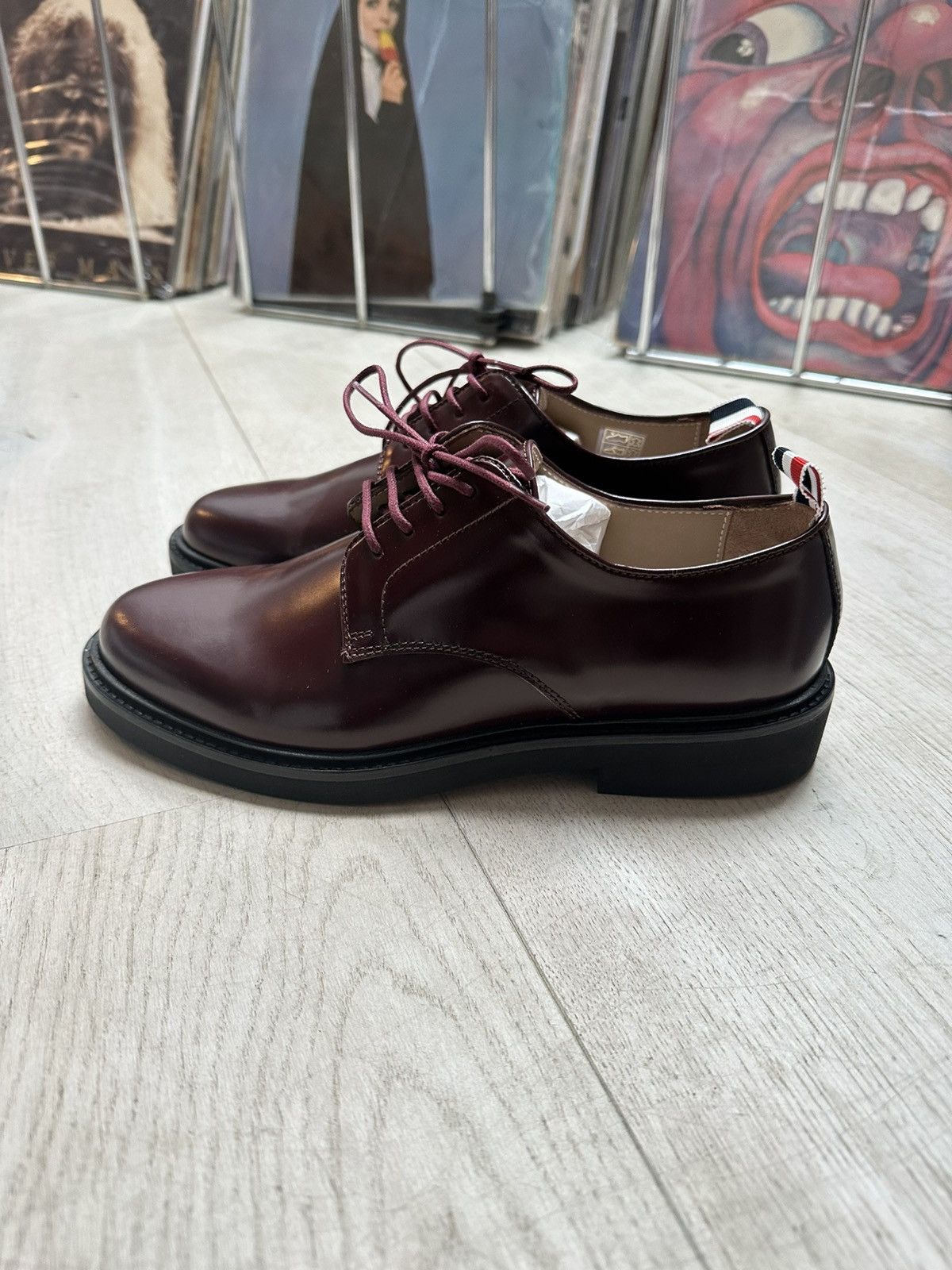 Thom Browne CALF LEATHER UNIFORM LACE UP SHOE Size US 9.5 / IT 39.5 - 2 Thumbnail