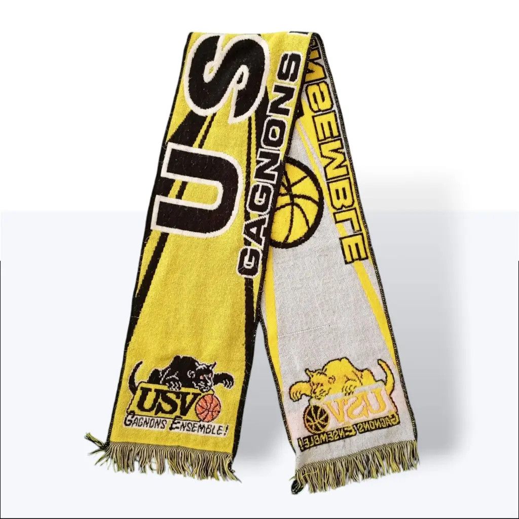 Other USVO Basketball Scarf – Yellow/Black Size ONE SIZE - 5 Thumbnail