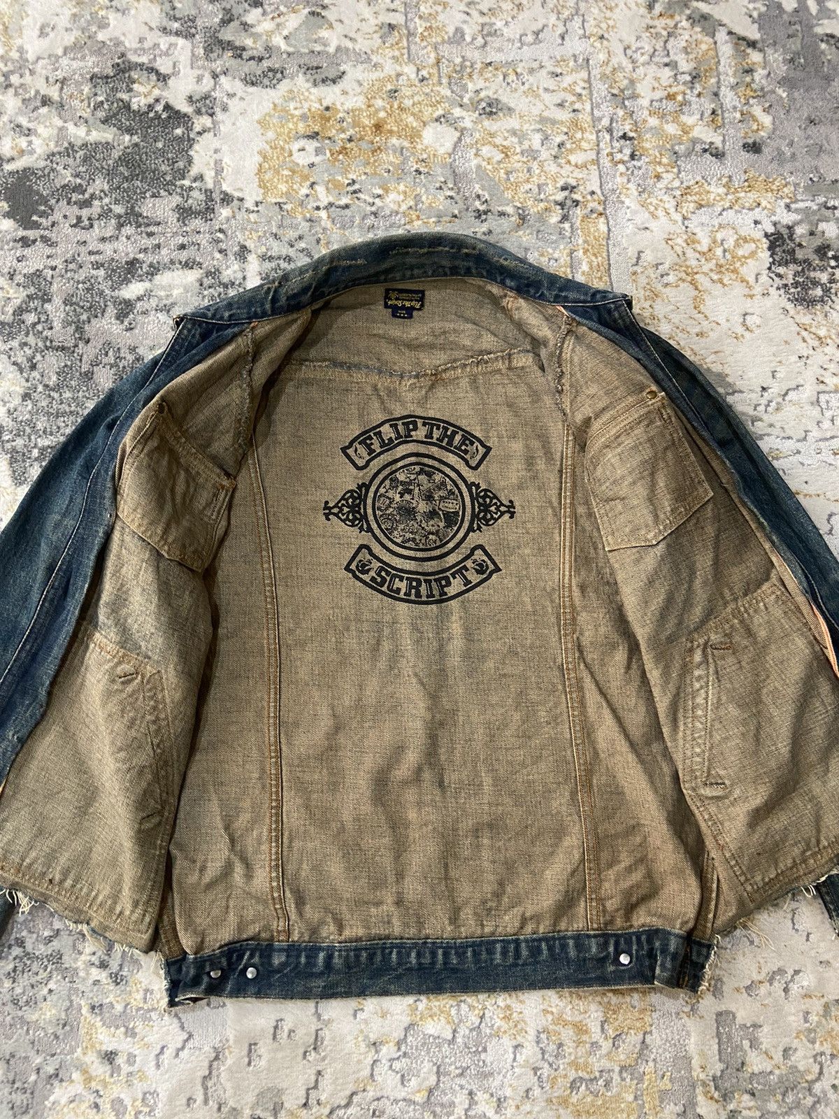 Japanese Brand × Other denim Flip The Script vintage style denim grunge Size US M / EU 48-50 / 2 - 8 Thumbnail