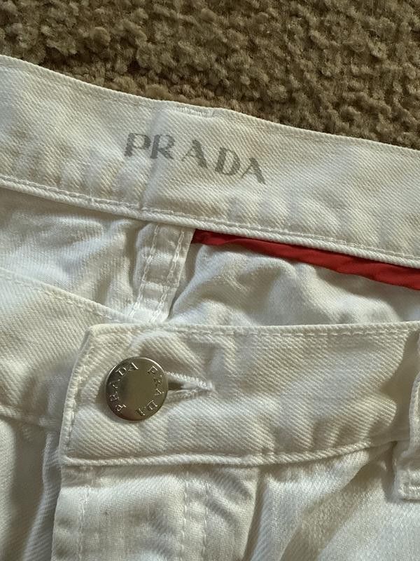 Prada PRADA STRIPED WOOL TROUSERS Size 26" / US 2 / IT 38 - 2 Thumbnail