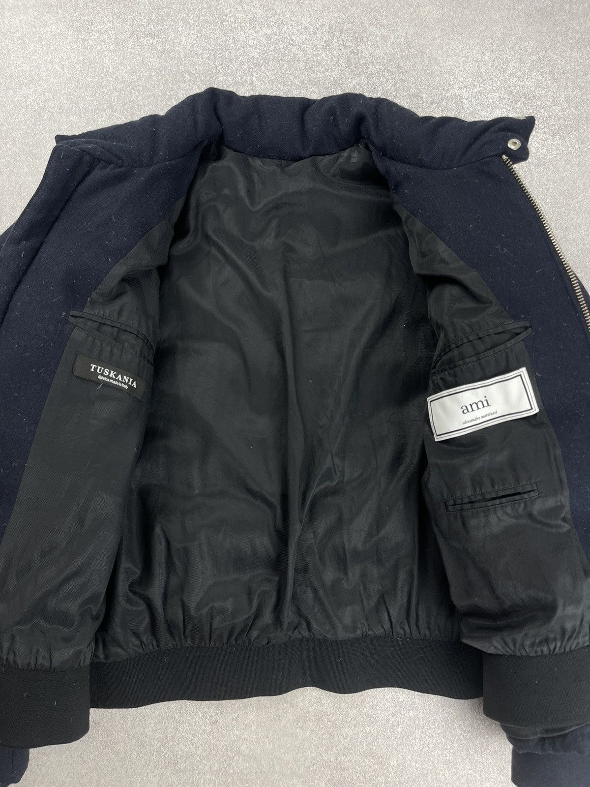 AMI AMI Alexandre Mattiussi Wool Down Jacket Navy Blue Size XL Size US XL / EU 56 / 4 - 7 Thumbnail