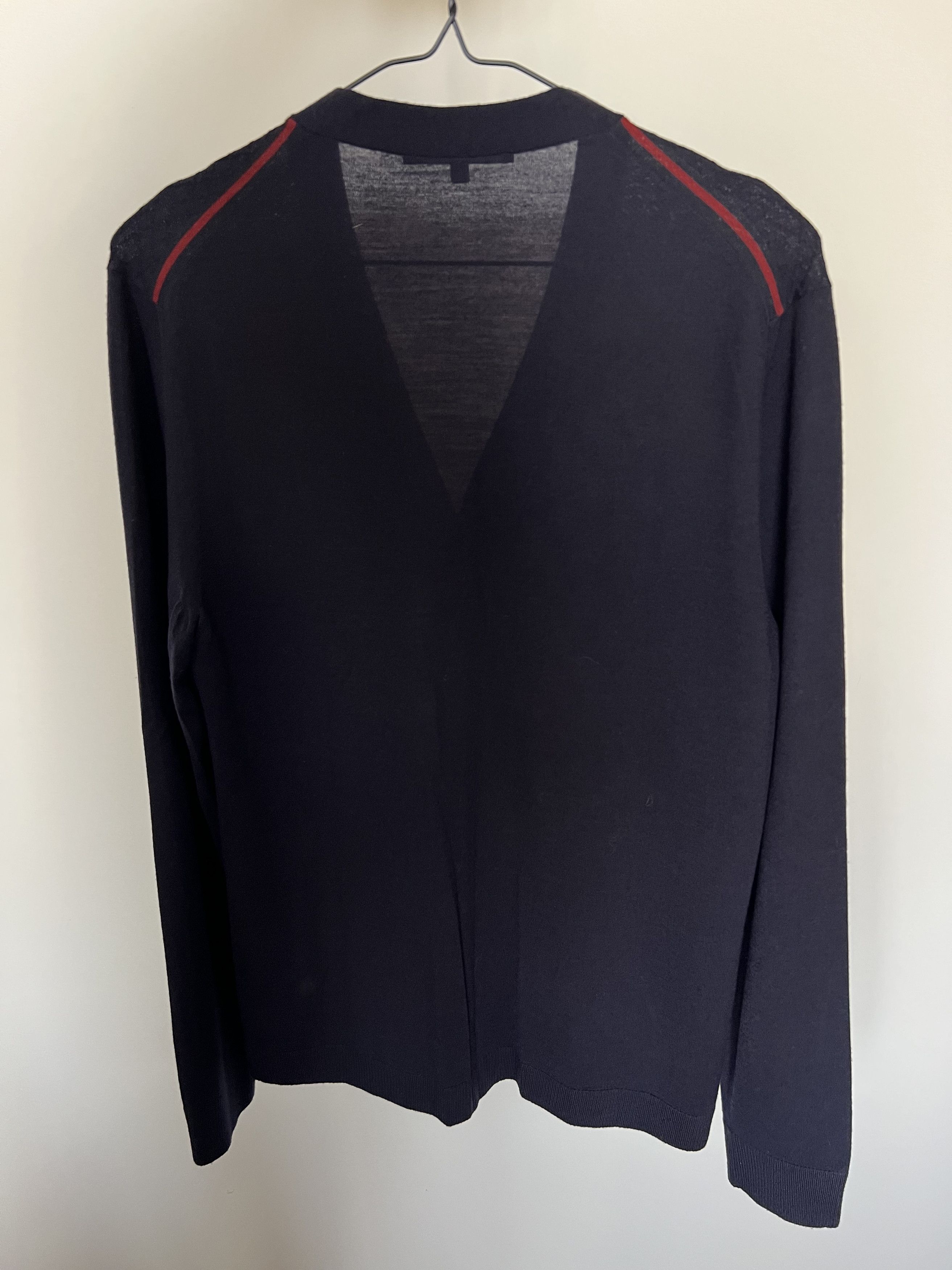 Gucci Gucci Blue Wool Cardigan Size US L / EU 52-54 / 3 - 2 Thumbnail