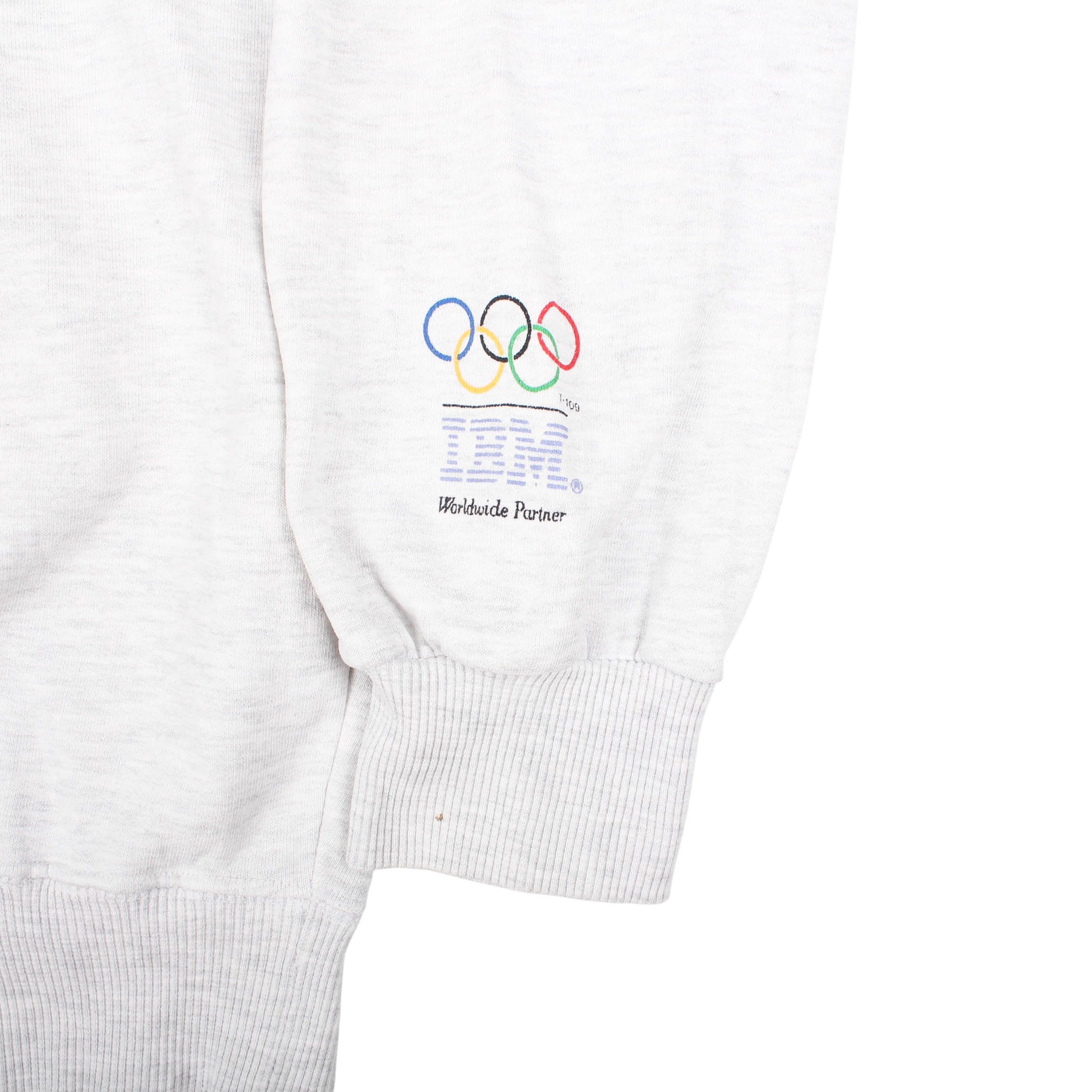 USA Olympics Vintage Nagano 1998 Olympics Sweatshirt IBM Crewneck Size US L / EU 52-54 / 3 - 4 Thumbnail