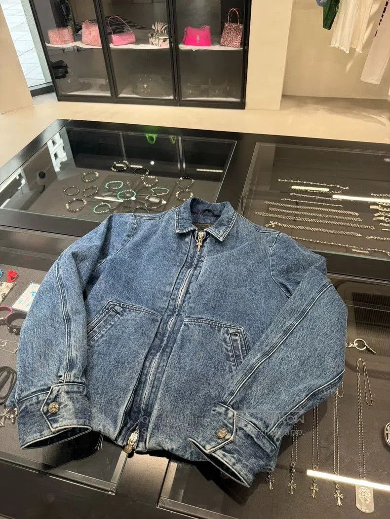 Chrome Hearts Chrome Hearts Denim Cotton Shirt Jacket. Size US S / EU 44-46 / 1 - 1 Thumbnail