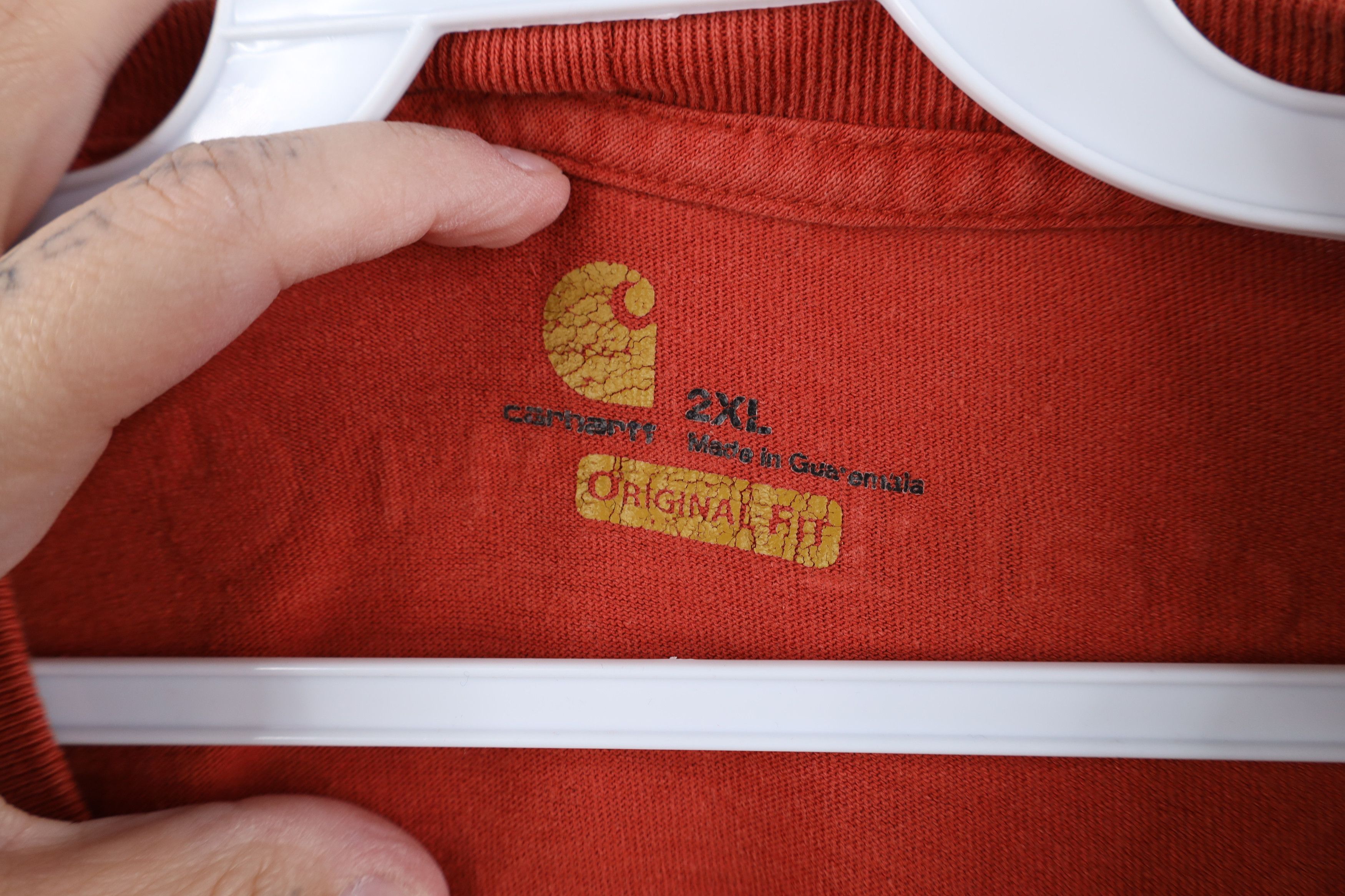 Carhartt Vintage Y2K Carhartt Spell Baggy Fit Long Sleeve T-Shirt Size US XXL / EU 58 / 5 - 10 Thumbnail