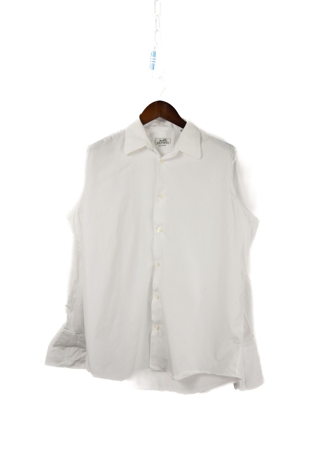 Designer × Hermes Hermes Vintage classic white shirt Size US XL / EU 56 / 4 - 1 Thumbnail