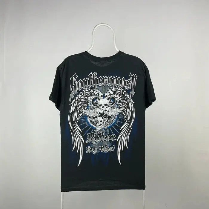 Affliction Rider key west T-shirt skull band rock tee size Large Size US L / EU 52-54 / 3 - 2 Thumbnail