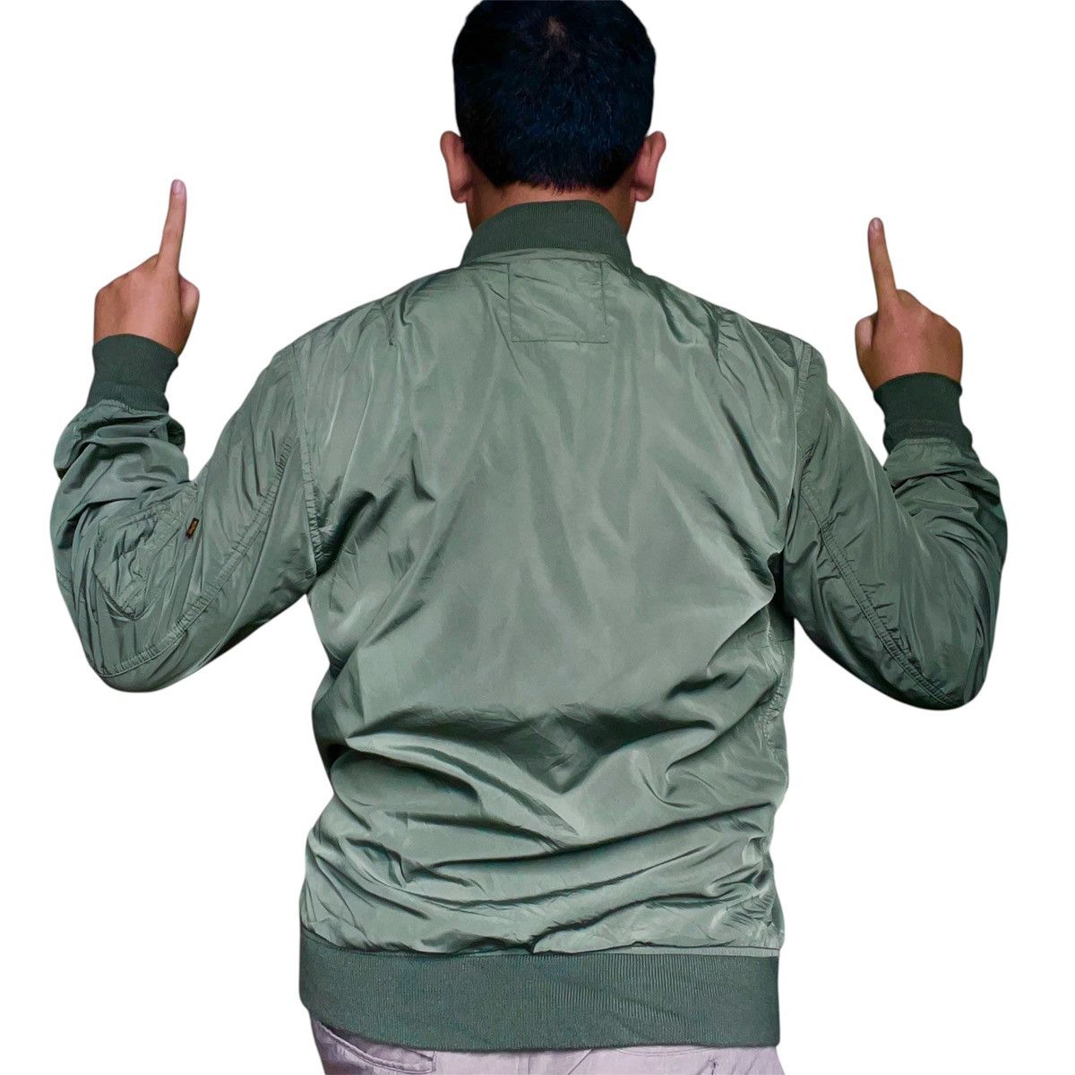 Alpha Industries Alpha Industries MA-1 Green Bomber Jacket Size Small Size US M / EU 48-50 / 2 - 6 Thumbnail