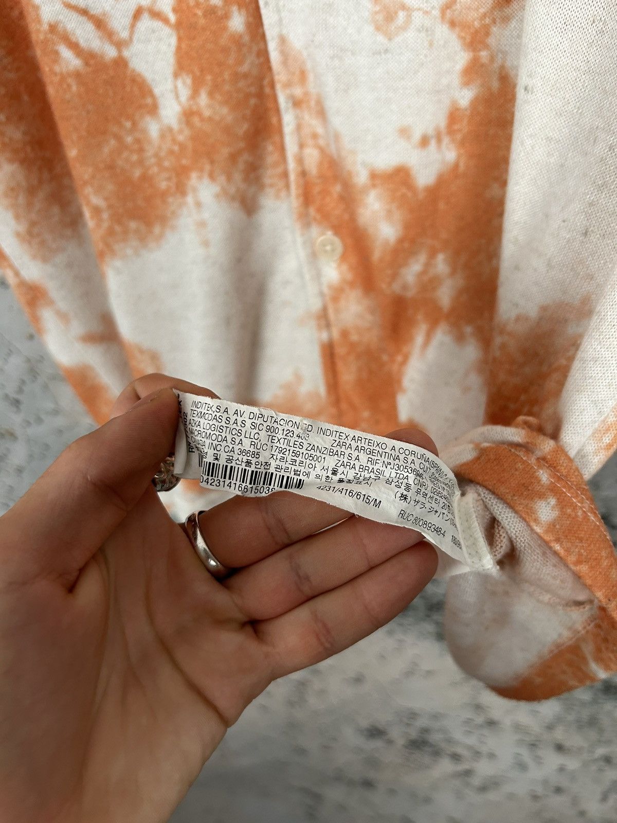 Zara Zara Orange Summer Shirt Alternative Avantgarde Hype Size US M / EU 48-50 / 2 - 4 Thumbnail