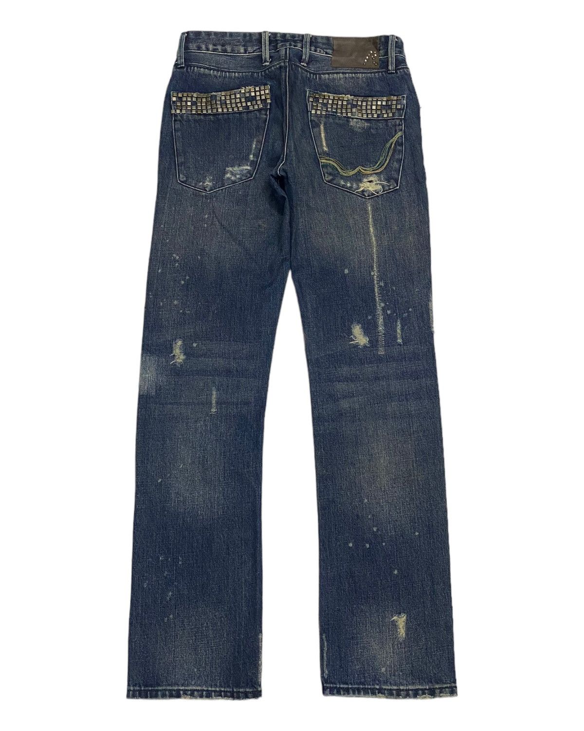 Hysteric Glamour × Undercover GRAIL🔥ARCHIVE REPLAY DISTRESSED DENIM UNDERCOVER STYLE Size US 32 / EU 48 - 2 Thumbnail