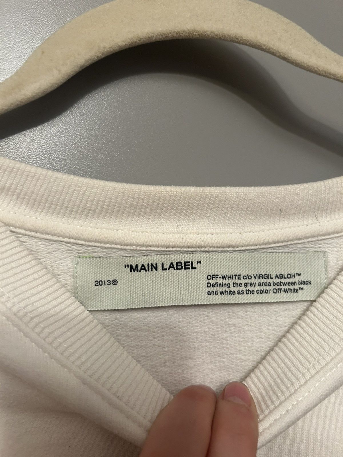 Off-White OFF-WHITE CREW NECK Size US S / EU 44-46 / 1 - 4 Thumbnail