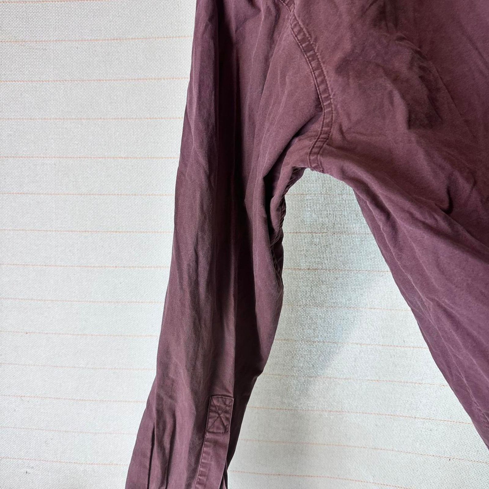 L.L. Bean L.L.Bean Mens XL Traditional Fit Shirt Maroon 100% Cotton Size US XL / EU 56 / 4 - 7 Thumbnail