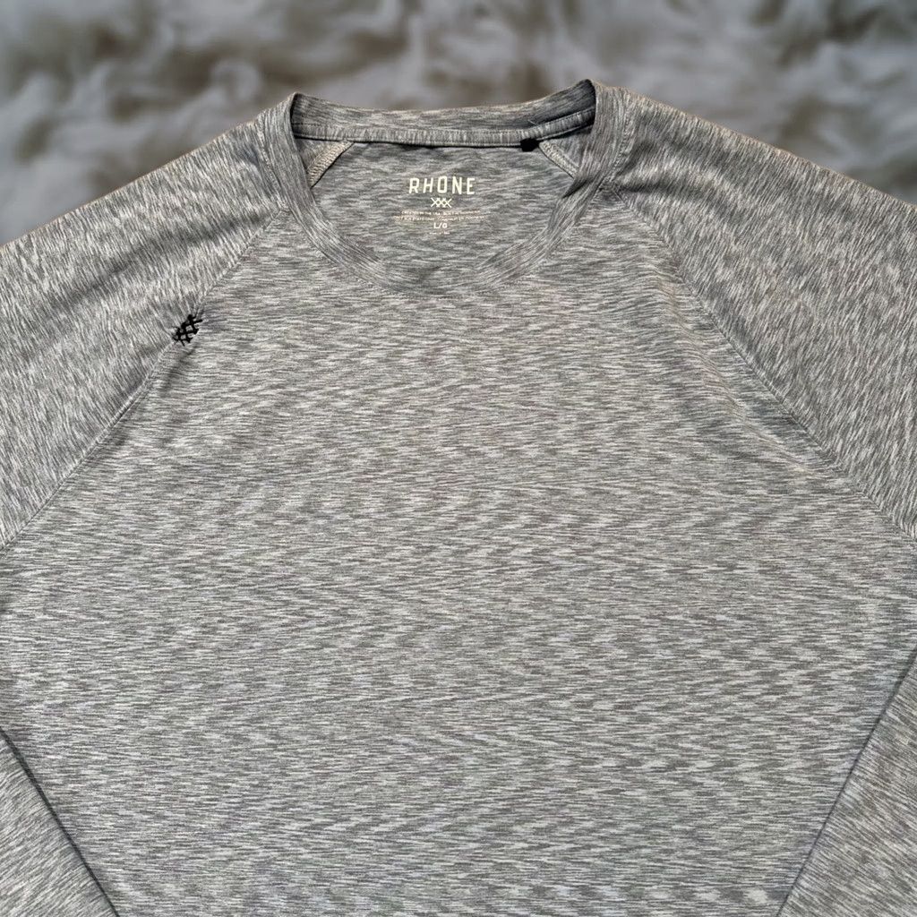Rhone Rhone Shirt Mens Large Blue Reign Long Sleeve Performance Training Athleisure Size US L / EU 52-54 / 3 - 1 Thumbnail