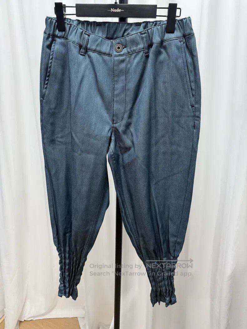 Issey Miyake Issey Miyake size 4 Denim Pleated Jacket Size 4 Size US M / EU 48-50 / 2 - 9 Thumbnail