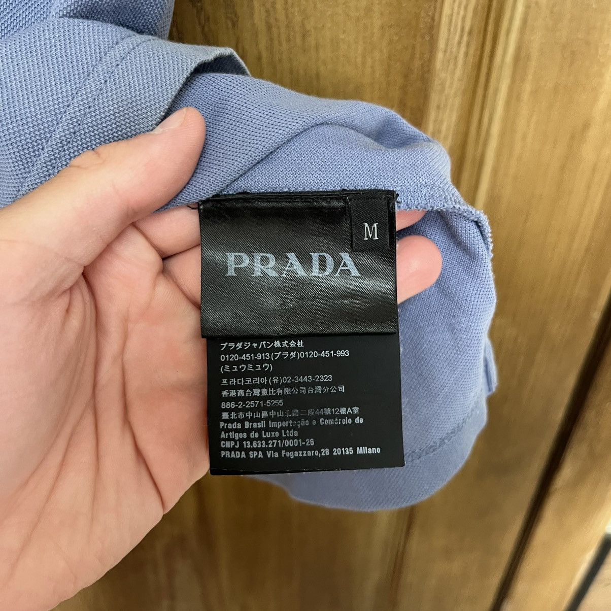 Prada Vintage Prada Polo T-Shirt Size US M / EU 48-50 / 2 - 9 Thumbnail