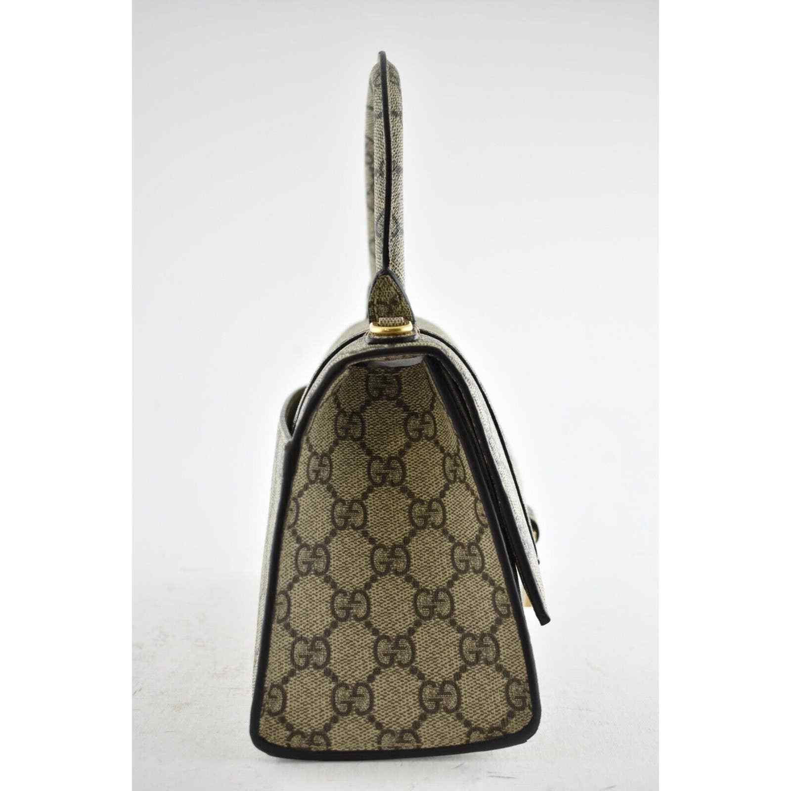 Gucci Gucci X Balenciaga Supreme Canvas GG Logo Top Handle Bag Size ONE SIZE - 7 Thumbnail