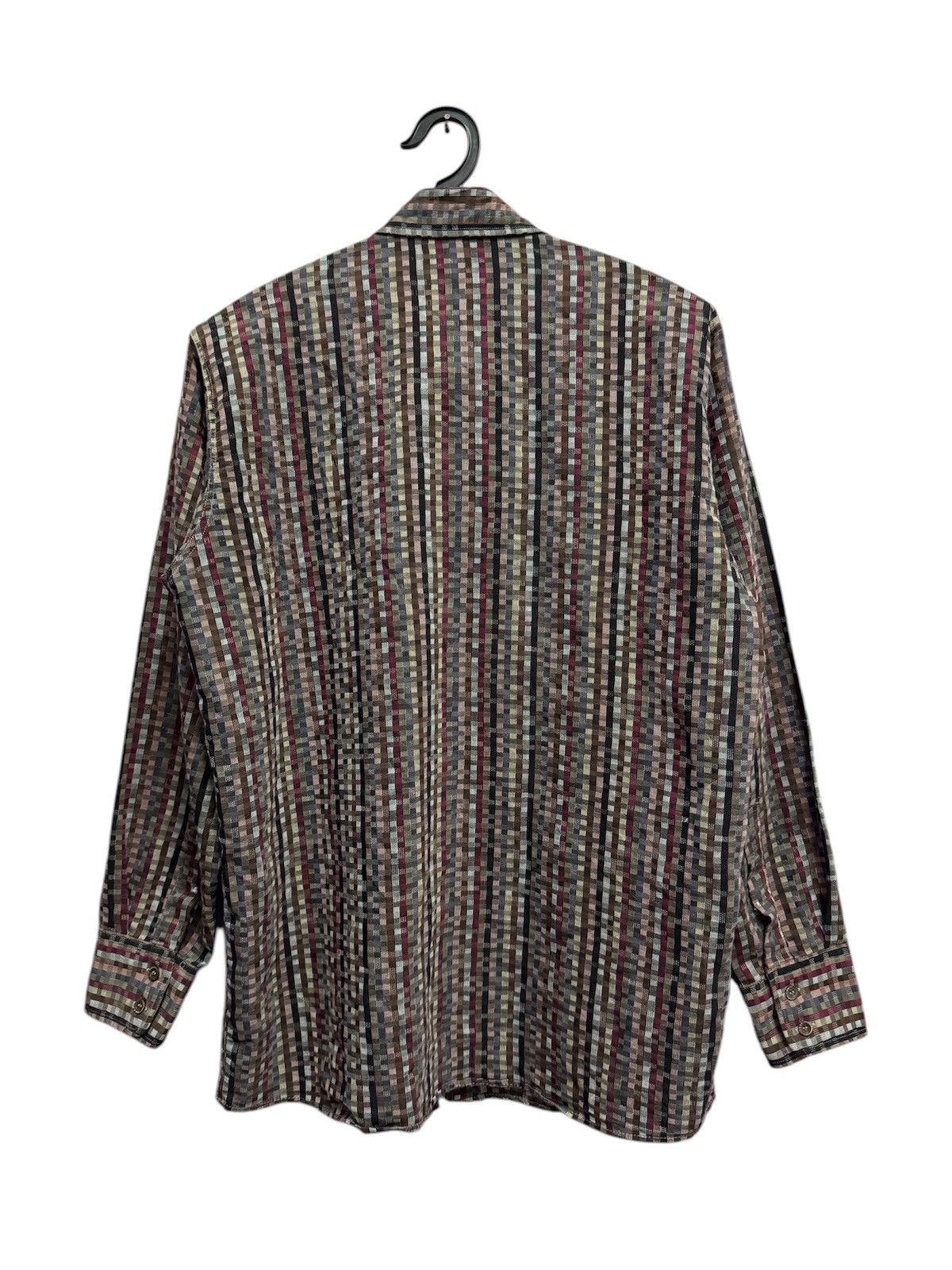 Missoni Missoni Multicolour Small Checkered Button Up Shirt Size US M / EU 48-50 / 2 - 8 Thumbnail