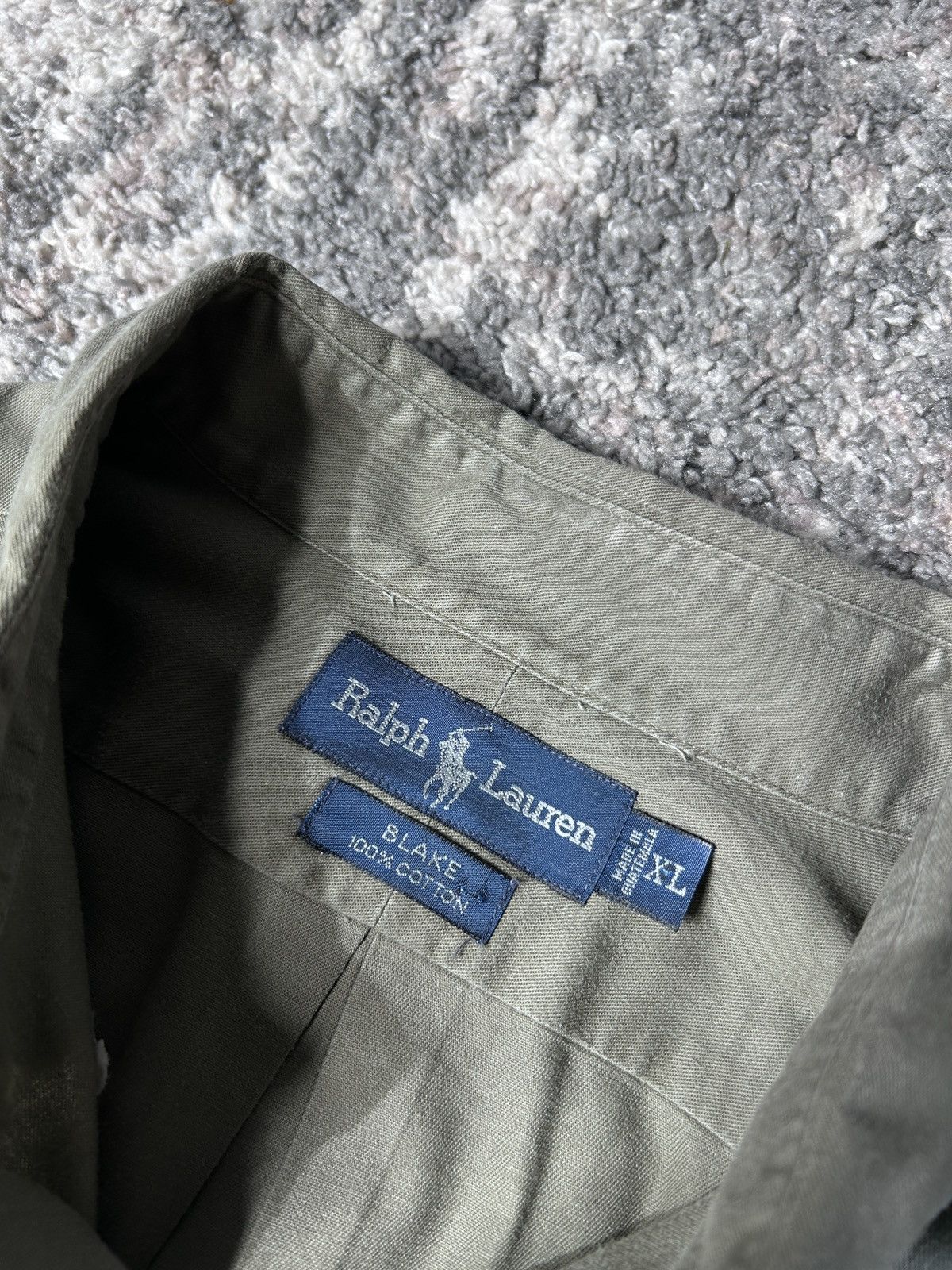 Polo Ralph Lauren × Vintage Vintage Polo Ralph Lauren Khaki Shirt XL Size US XL / EU 56 / 4 - 7 Thumbnail
