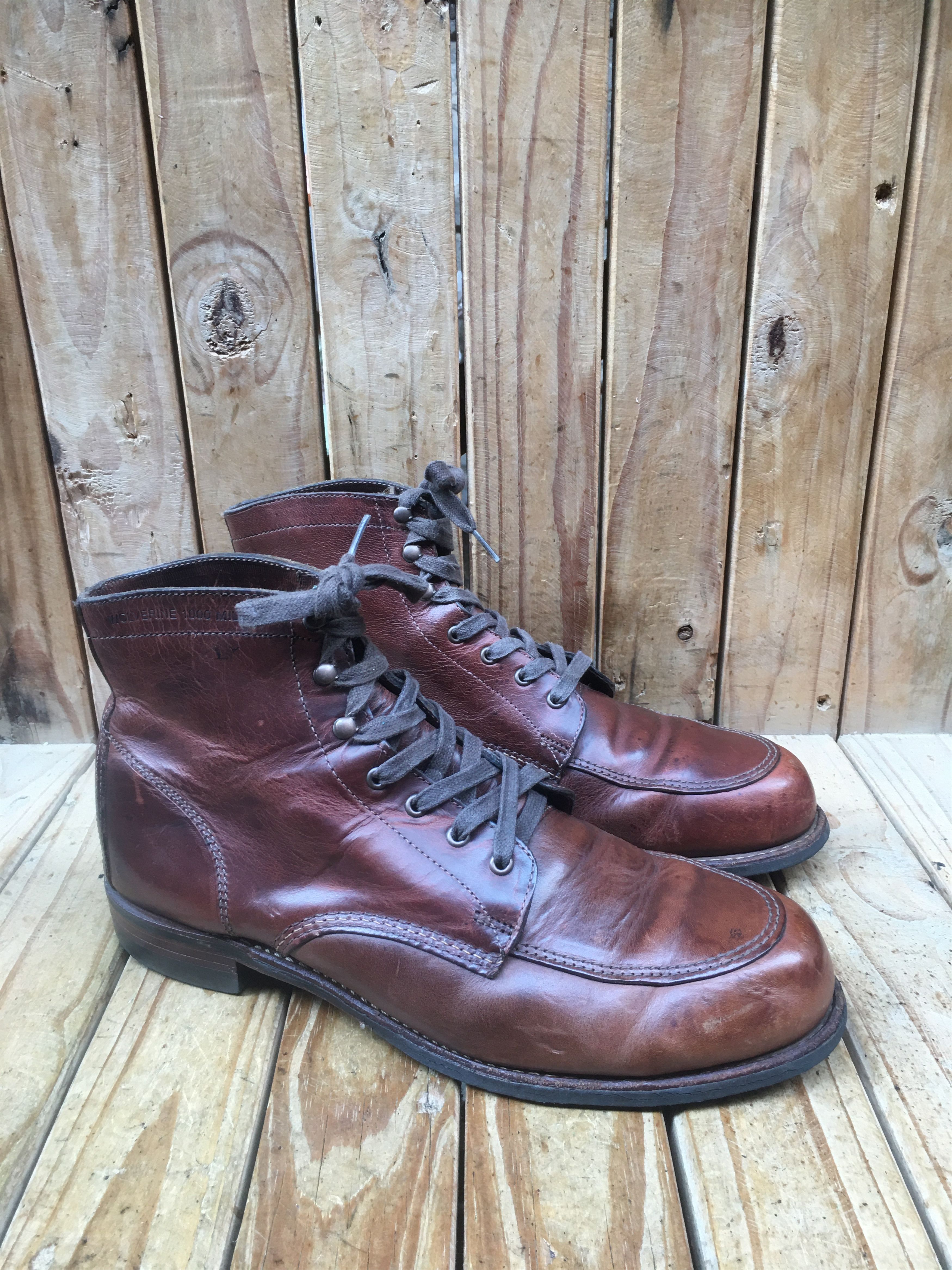 Wolverine Wolverine 1000 Miles leather boots size US 11.5 D UK 10.5 Size US 11.5 / EU 44-45 - 2 Thumbnail