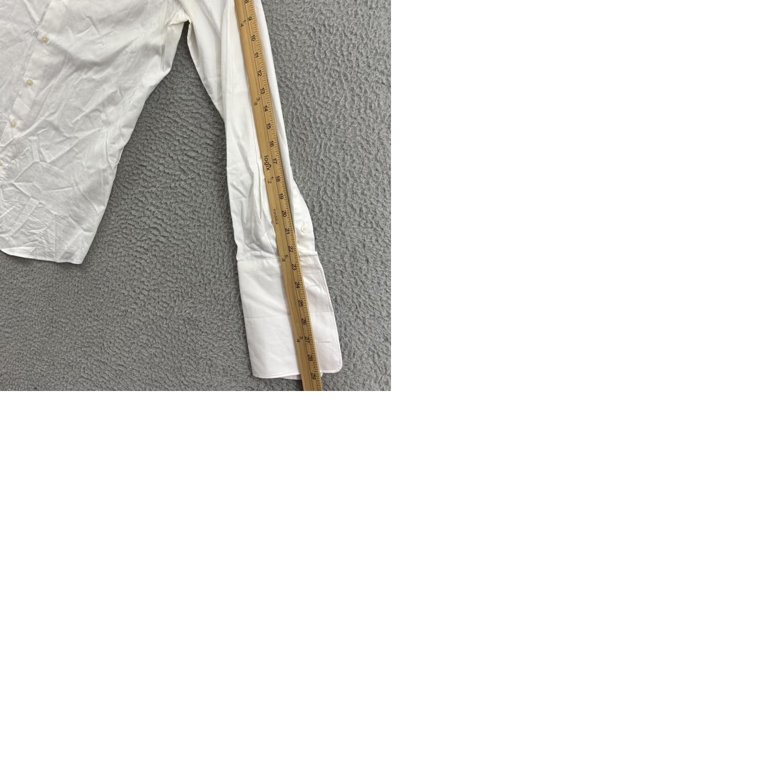 Suitsupply Suitsupply Tuxedo Shirt Mens Medium Slim Fit White Egyptian Cotton French Cuff Shirt Size US M / EU 48-50 / 2 - 9 Thumbnail